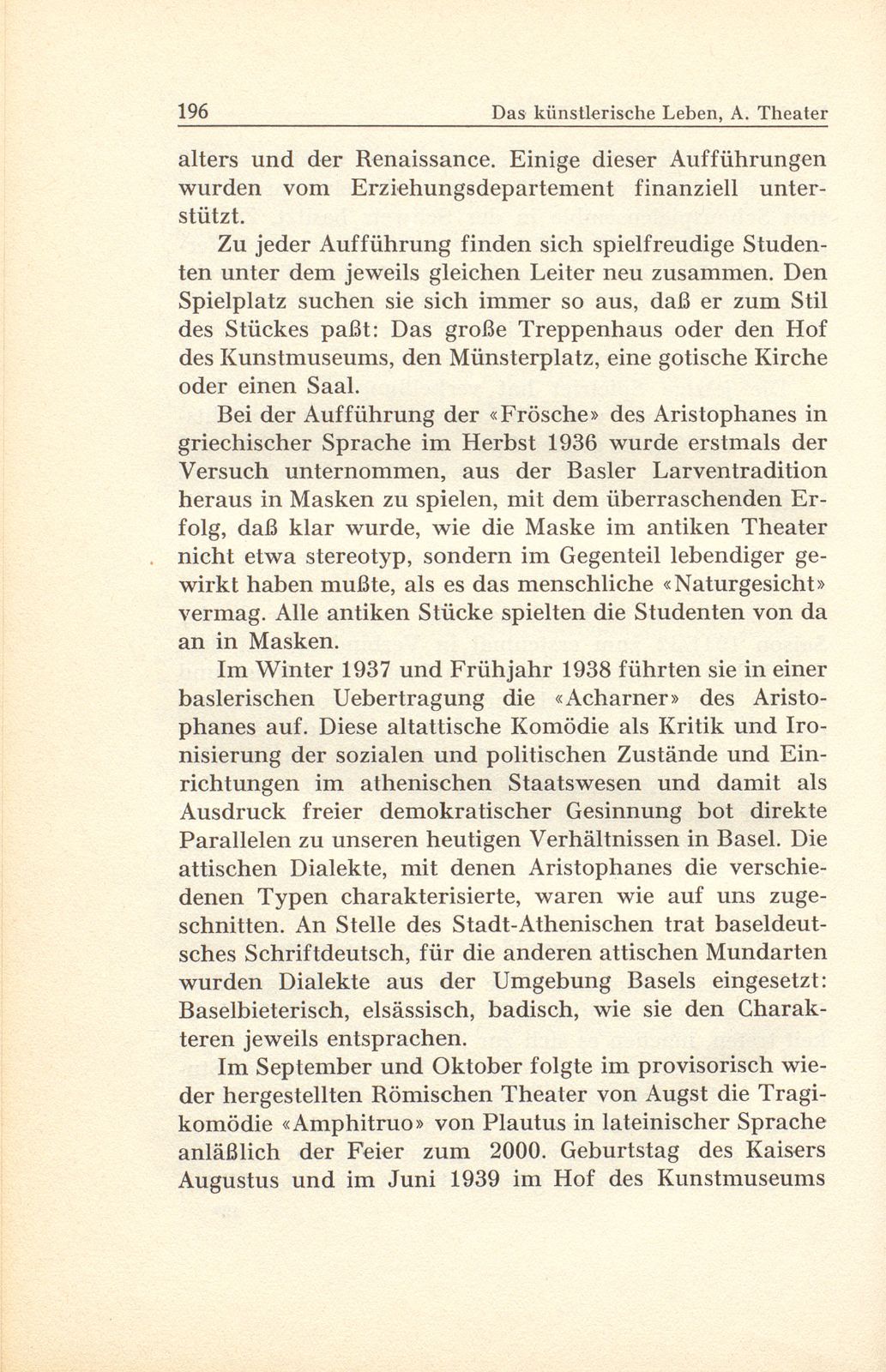 Das künstlerische Leben in Basel vom 1. Oktober 1941 bis 30. September 1942 – Seite 7