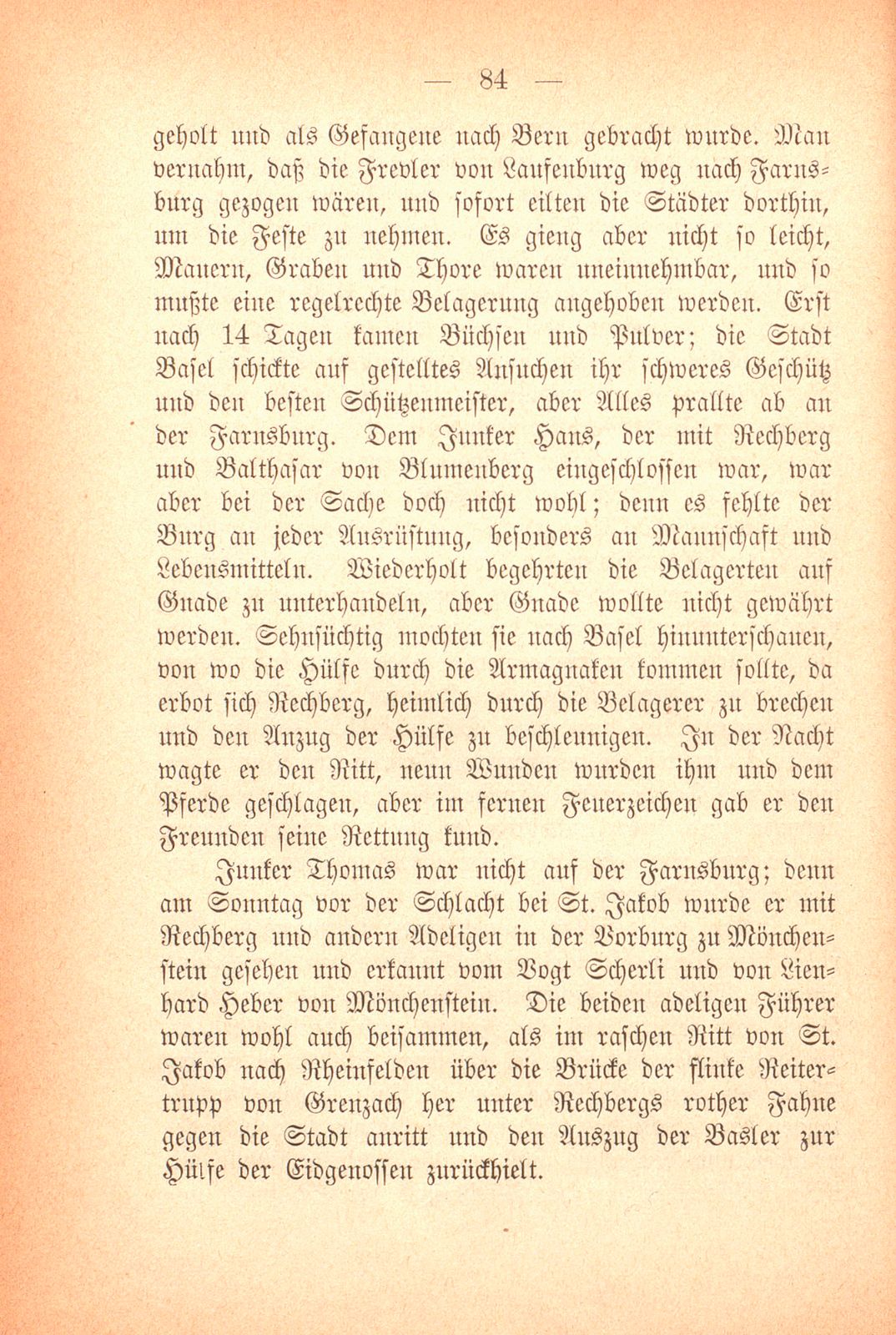 Drei Blätter aus der Geschichte des St. Jakobkrieges – Seite 17