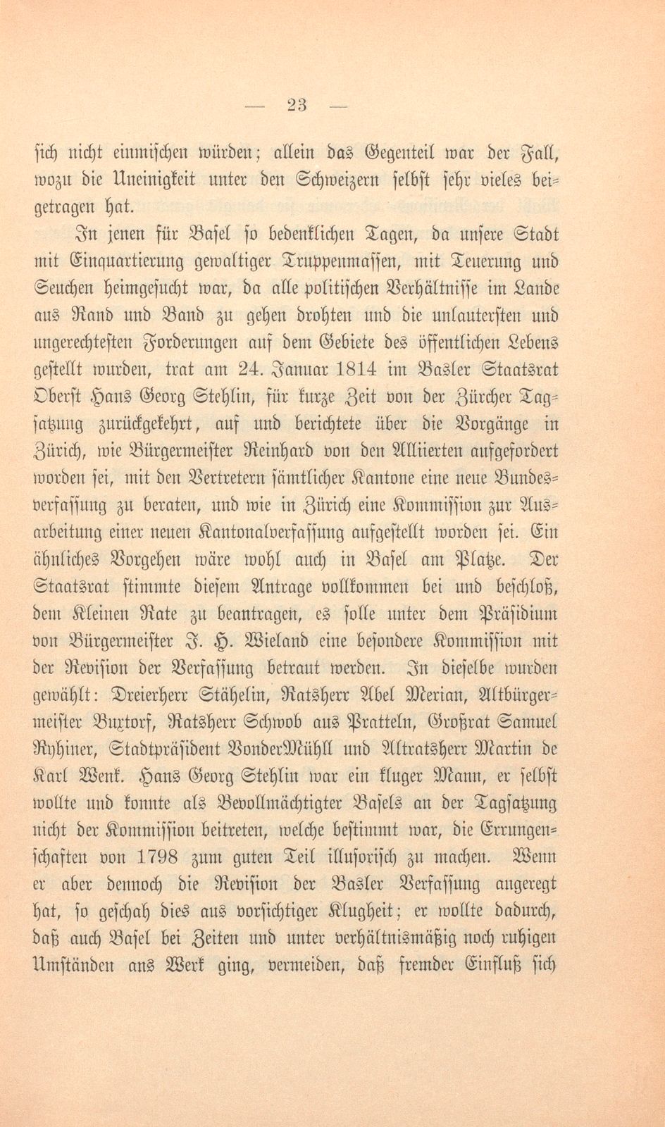 Zwei Basler Verfassungen aus dem Anfang unseres Jahrhunderts – Seite 23