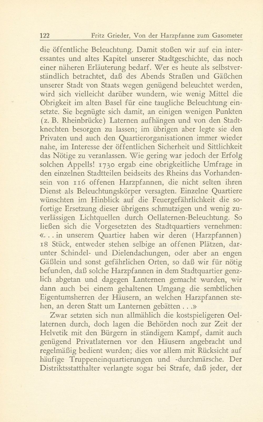 Von der Harzpfanne zum Gasometer (100 Jahre Basler Gasversorgung) – Seite 2