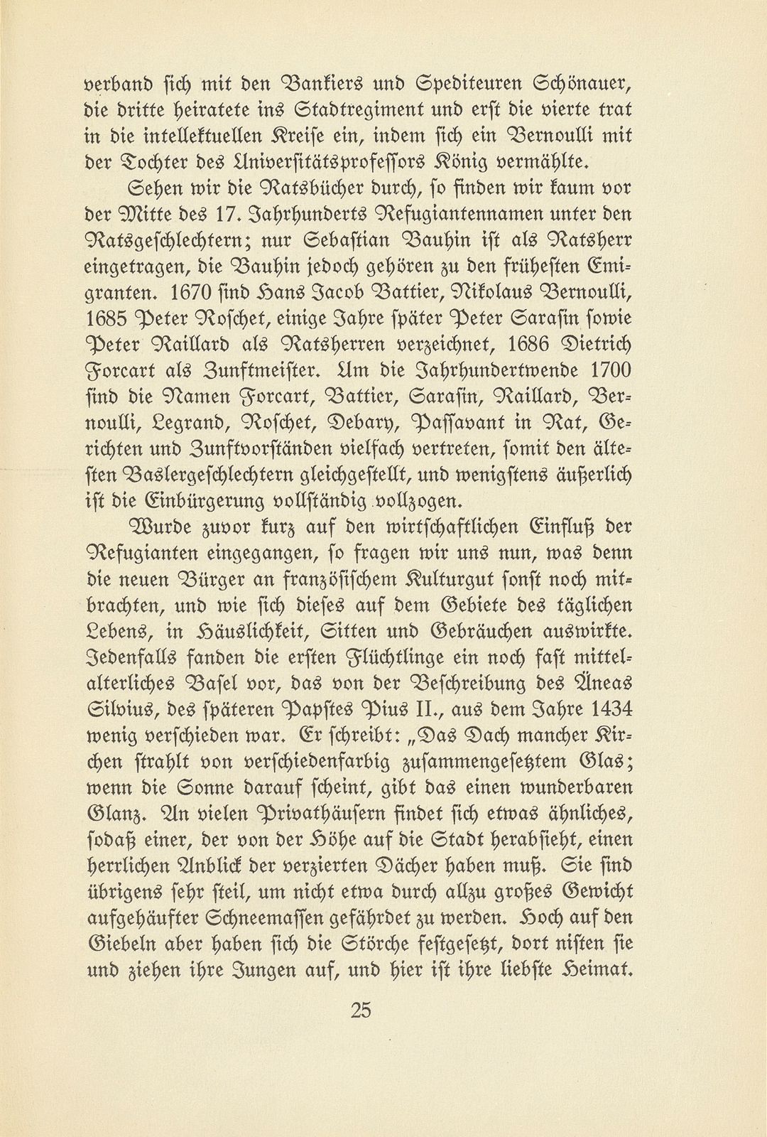 Der Einfluss der französischen Refugianten auf die Kultur Basels – Seite 14