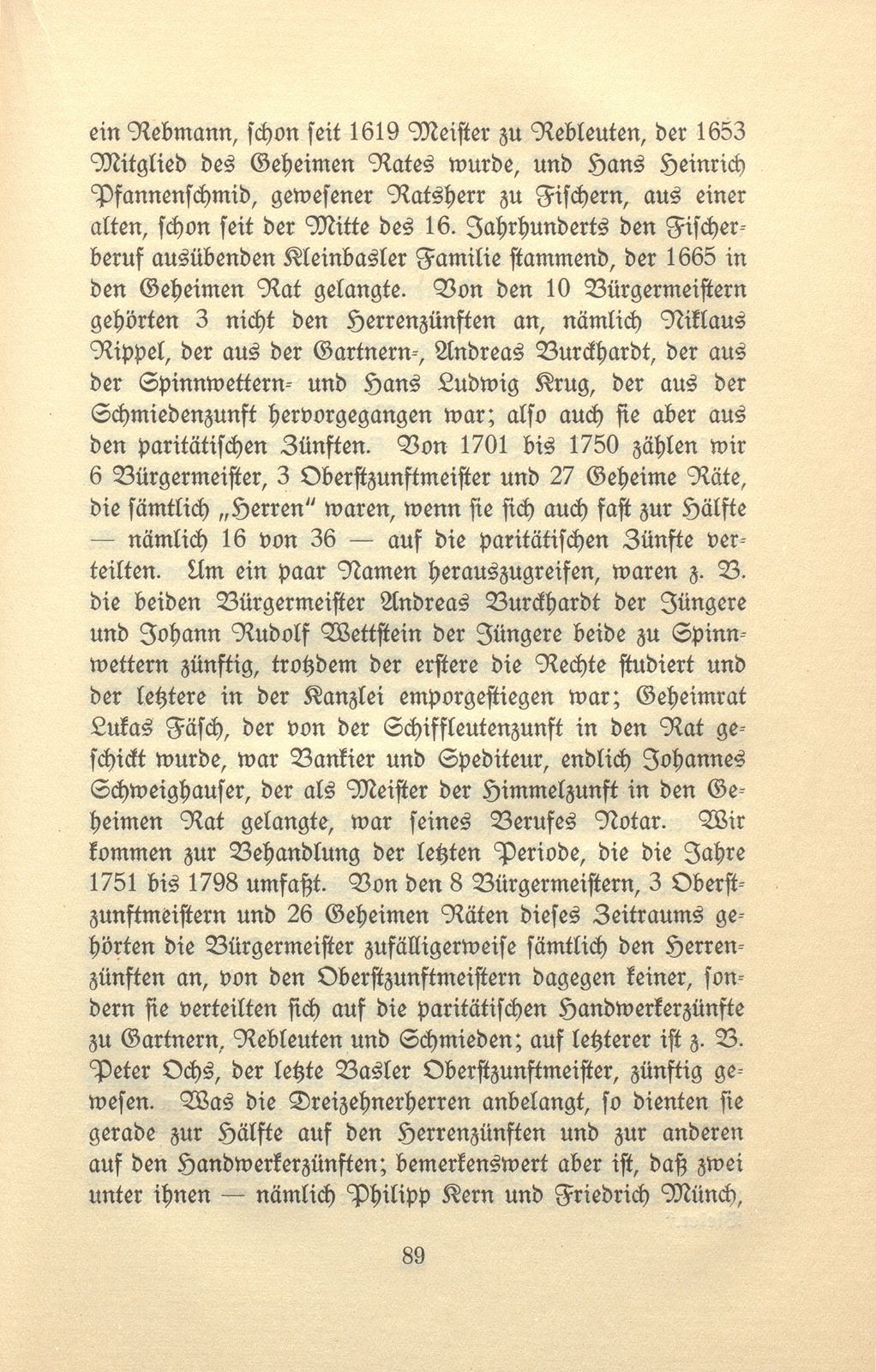 Stände und Verfassung in Basel vom 16. bis 18. Jahrhundert – Seite 20