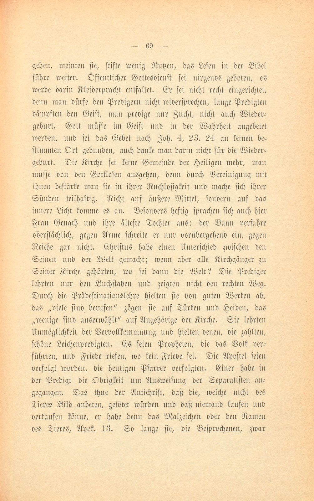 Die Basler Separatisten im ersten Viertel des XVIII. Jahrhunderts – Seite 40