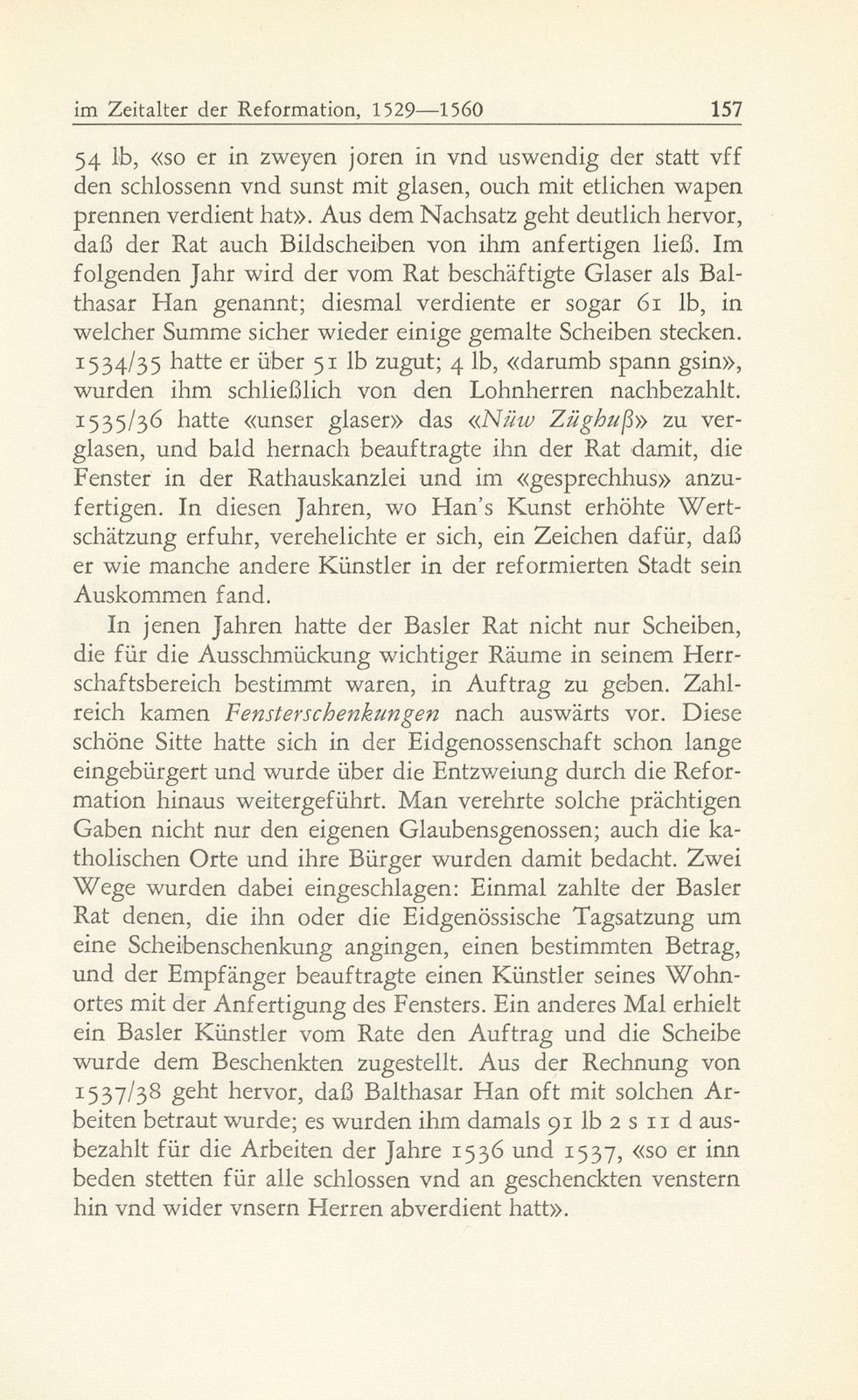 Bau- und Kunstpflege der Stadt Basel im Zeitalter der Reformation, 1529-1560 – Seite 25