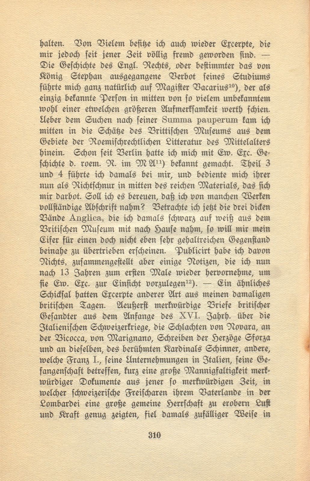 Autobiographische Aufzeichnungen von Prof. Johann Jakob Bachofen – Seite 18