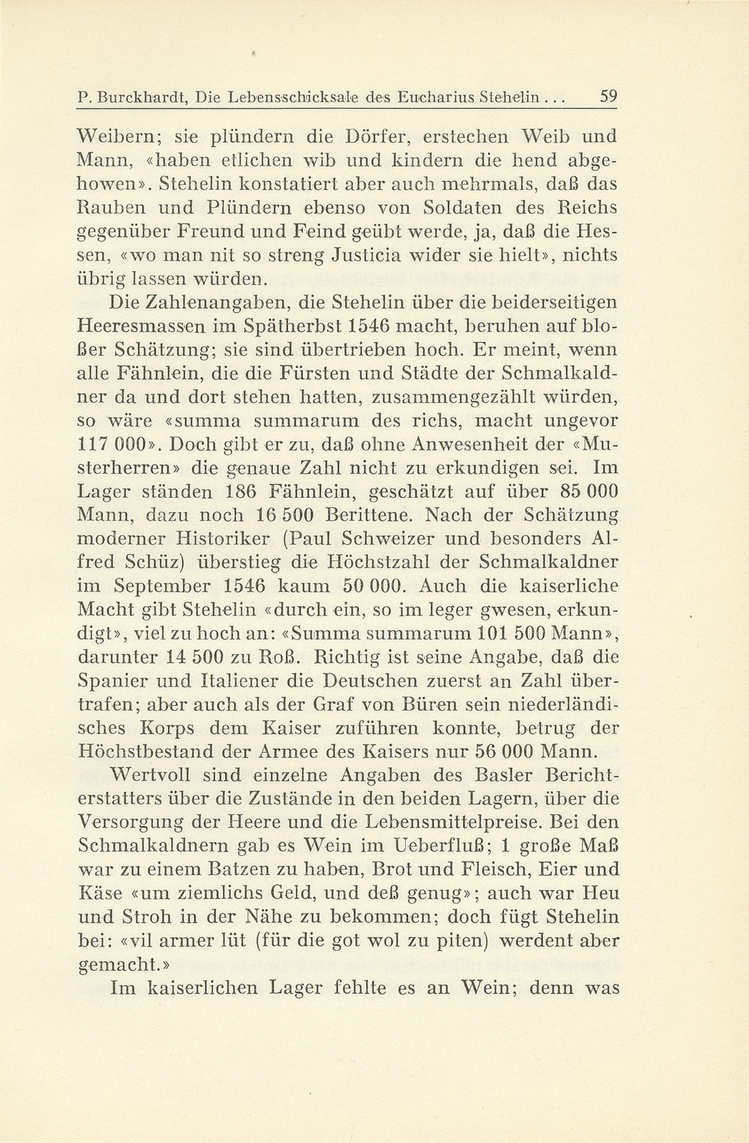 Die Lebensschicksale des Eucharius Stehelin und seine Zeitungsberichte aus dem Schmalkaldischen Krieg – Seite 25