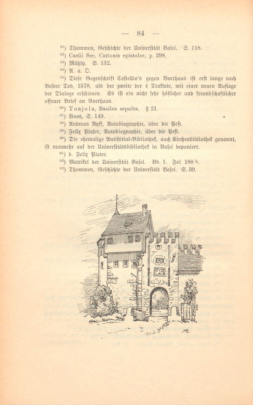 Martin Borrhaus (Cellarius), ein Sonderling aus der Reformationszeit – Seite 38