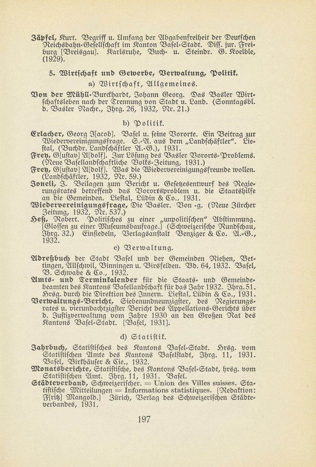 Basler Bibliographie 1932 – Seite 6