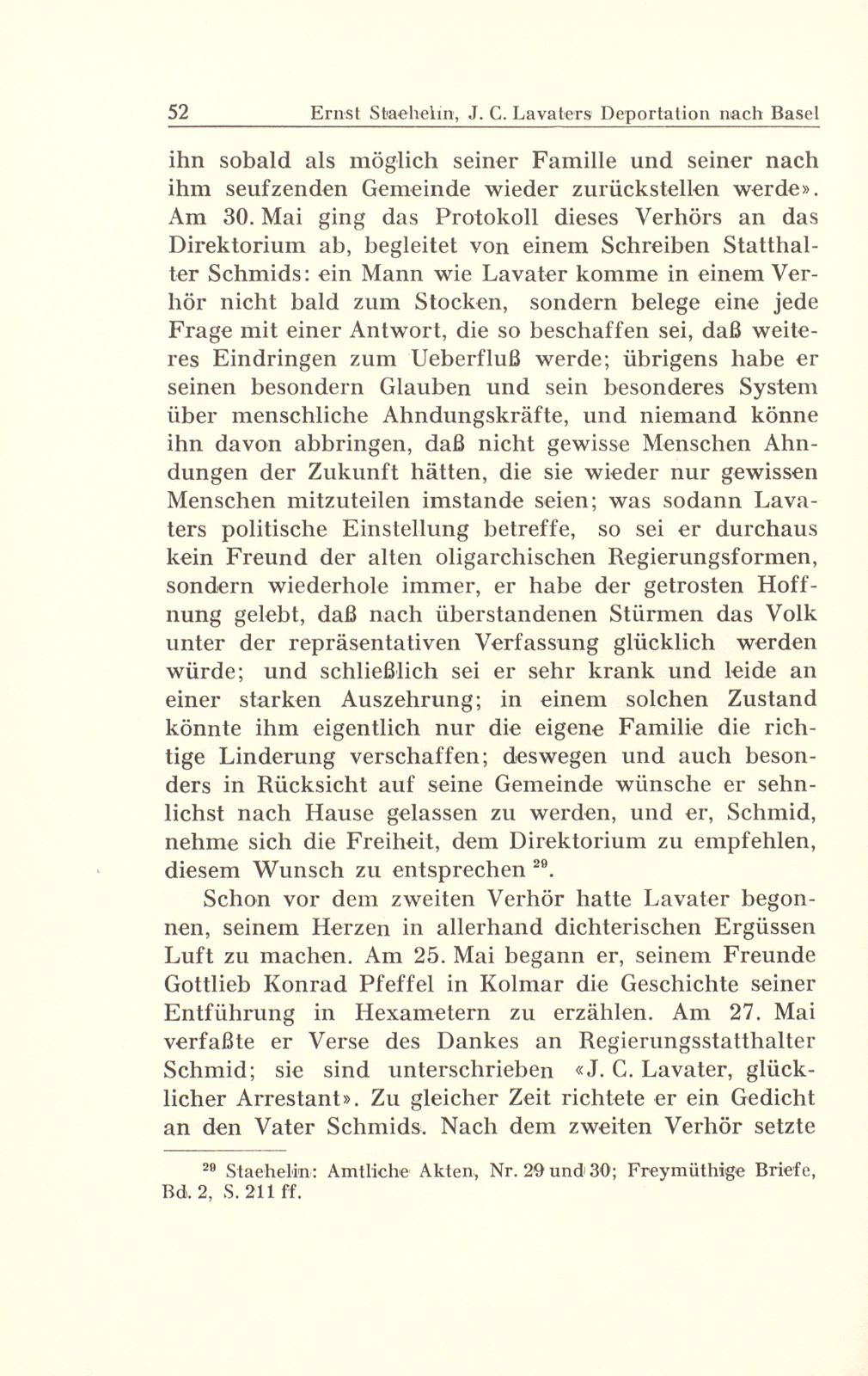 Johann Caspar Lavaters Deportation nach Basel im Jahre 1799 – Seite 22