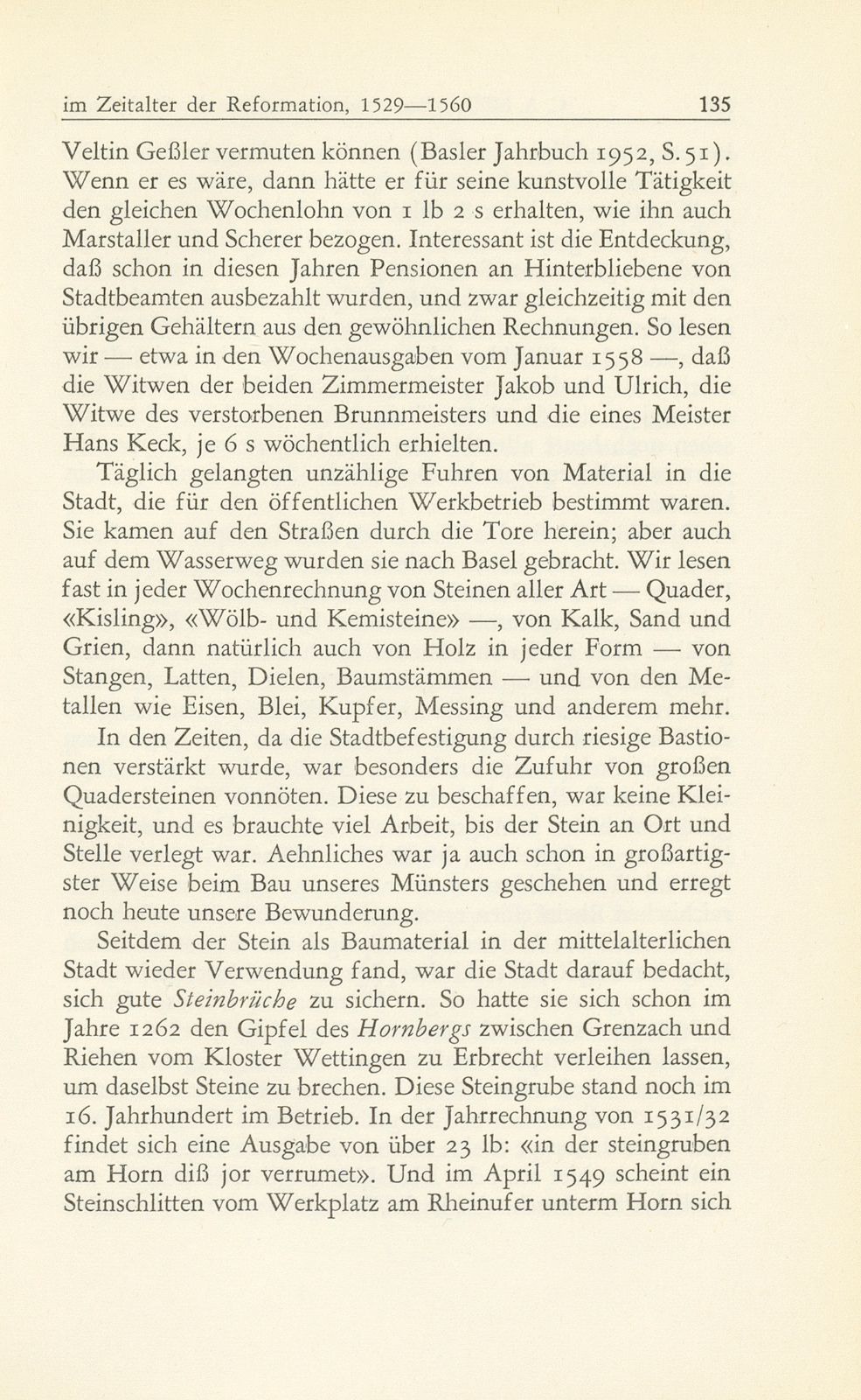 Bau- und Kunstpflege der Stadt Basel im Zeitalter der Reformation, 1529-1560 – Seite 3