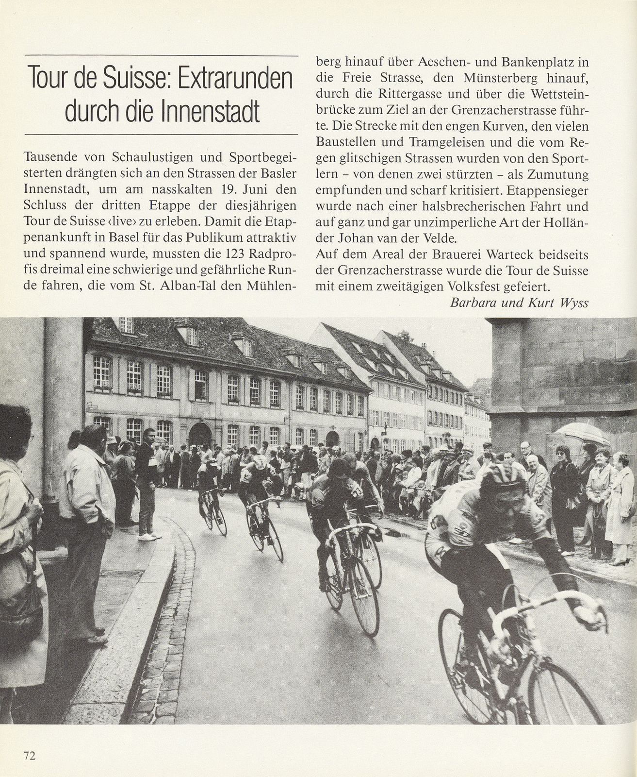 Tour de Suisse: Extrarunden in der Innenstadt – Seite 1