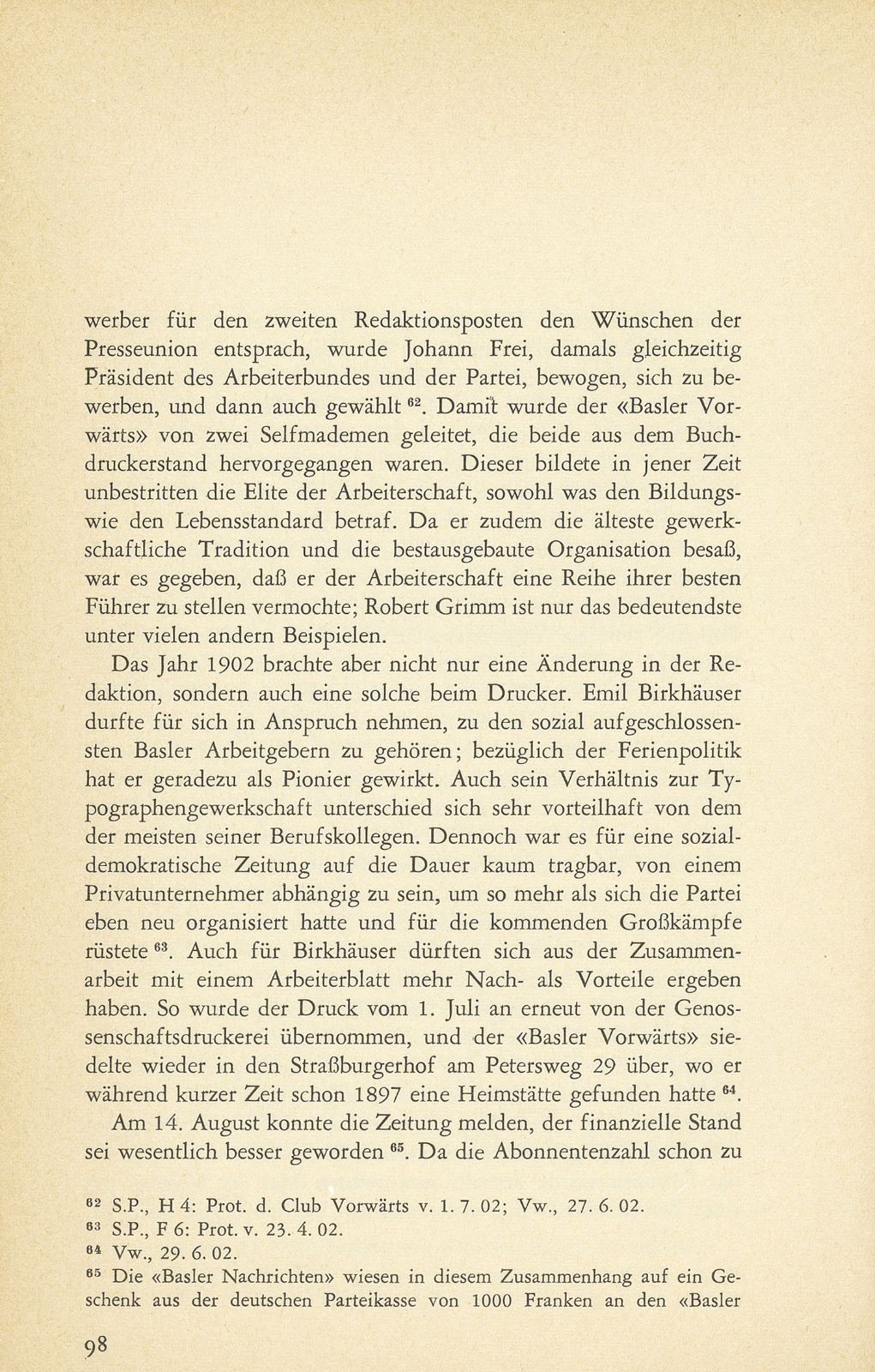 Die sozialdemokratische Presse in Basel bis zum Ersten Weltkrieg – Seite 30