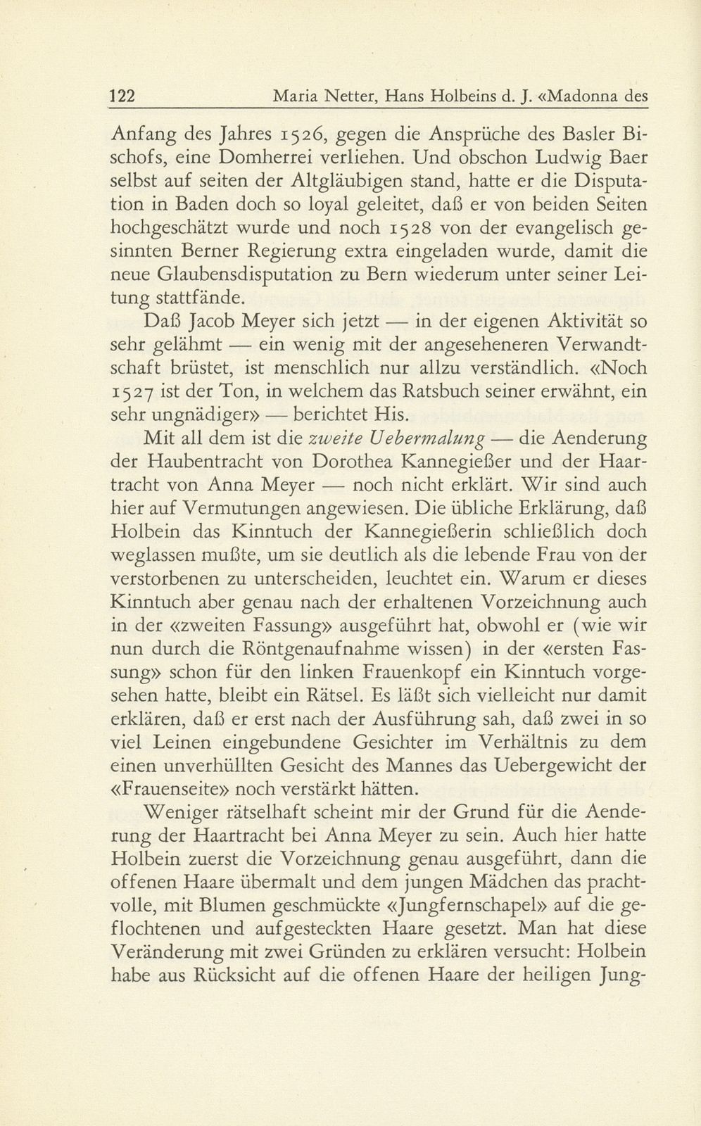 Hans Holbein d. J. ‹Madonna des Bürgermeisters Jacob Meyer zum Hasen› und ihre Geheimnisse – Seite 18