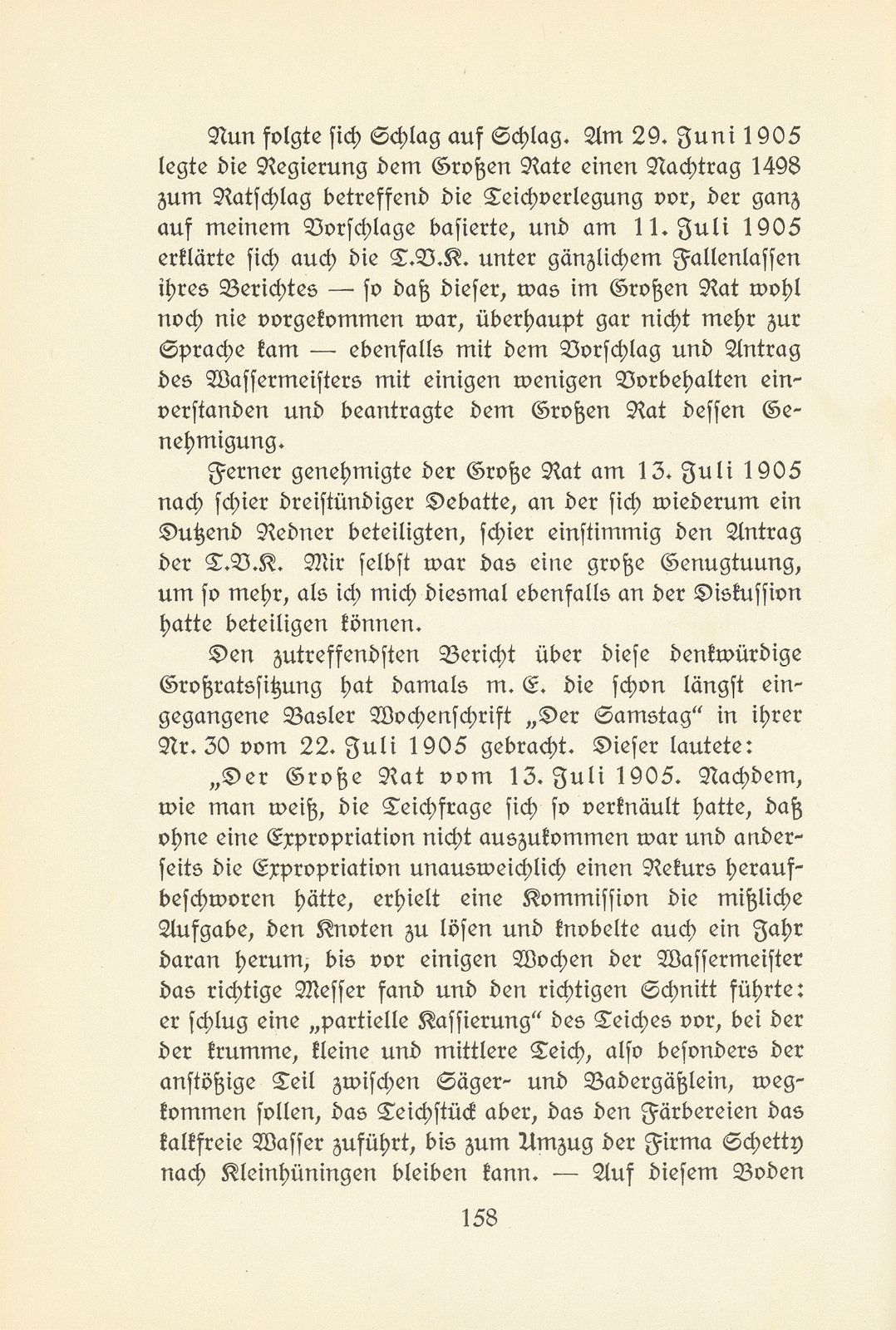 Memoiren des letzten Wassermeisters der Kleinbasler Teichkorporation – Seite 50