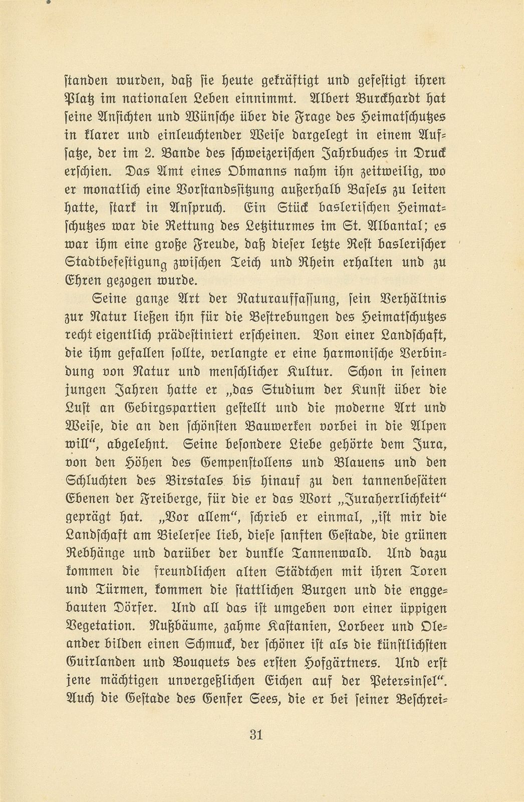 Albert Burckhardt-Finsler 18. November 1854 – 2. August 1911 – Seite 31