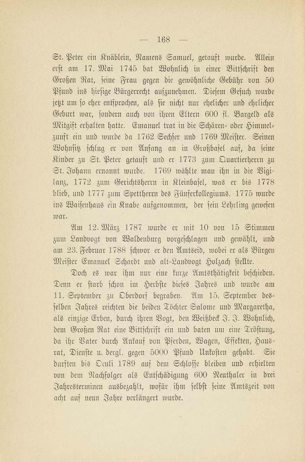 Stadt und Landschaft Basel in der zweiten Hälfte des 18. Jahrhunderts – Seite 41