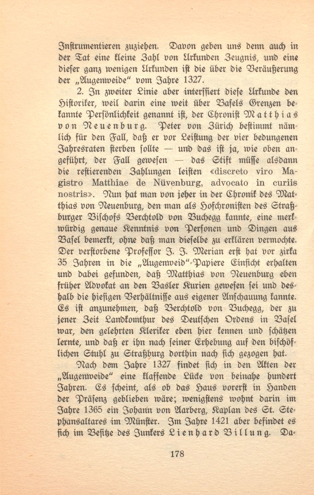 Aus der Geschichte eines alten Basler Hauses [Haus zur ‹Augenweide›] – Seite 5