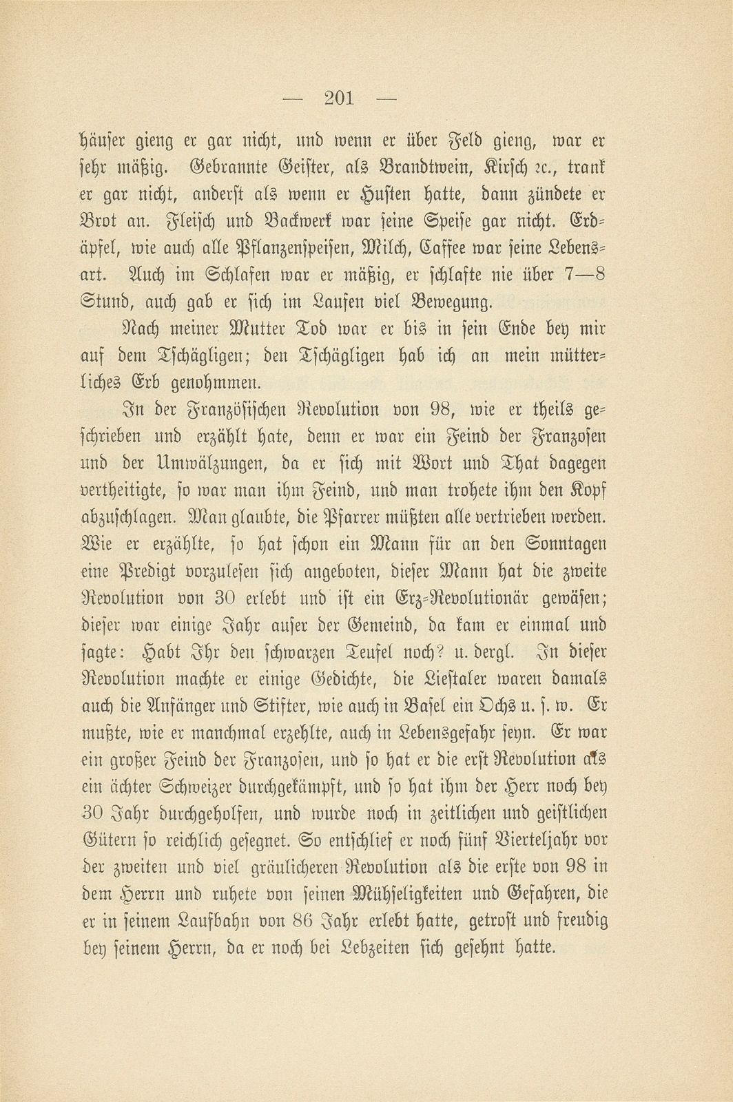 Auszüge aus dem Stammbuch der Familie Althaus auf Tschäggligen bei Bretzwil – Seite 8