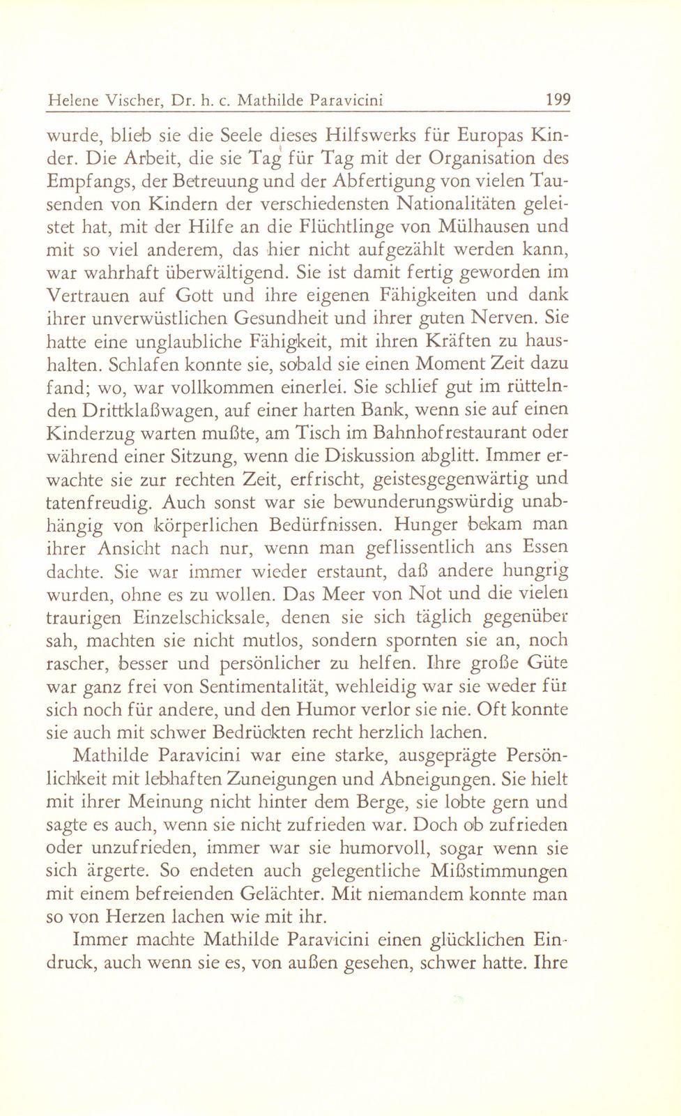 Dr. h.c. Mathilde Paravicini 9. Juni 1875 bis 10. Juni 1954 – Seite 6