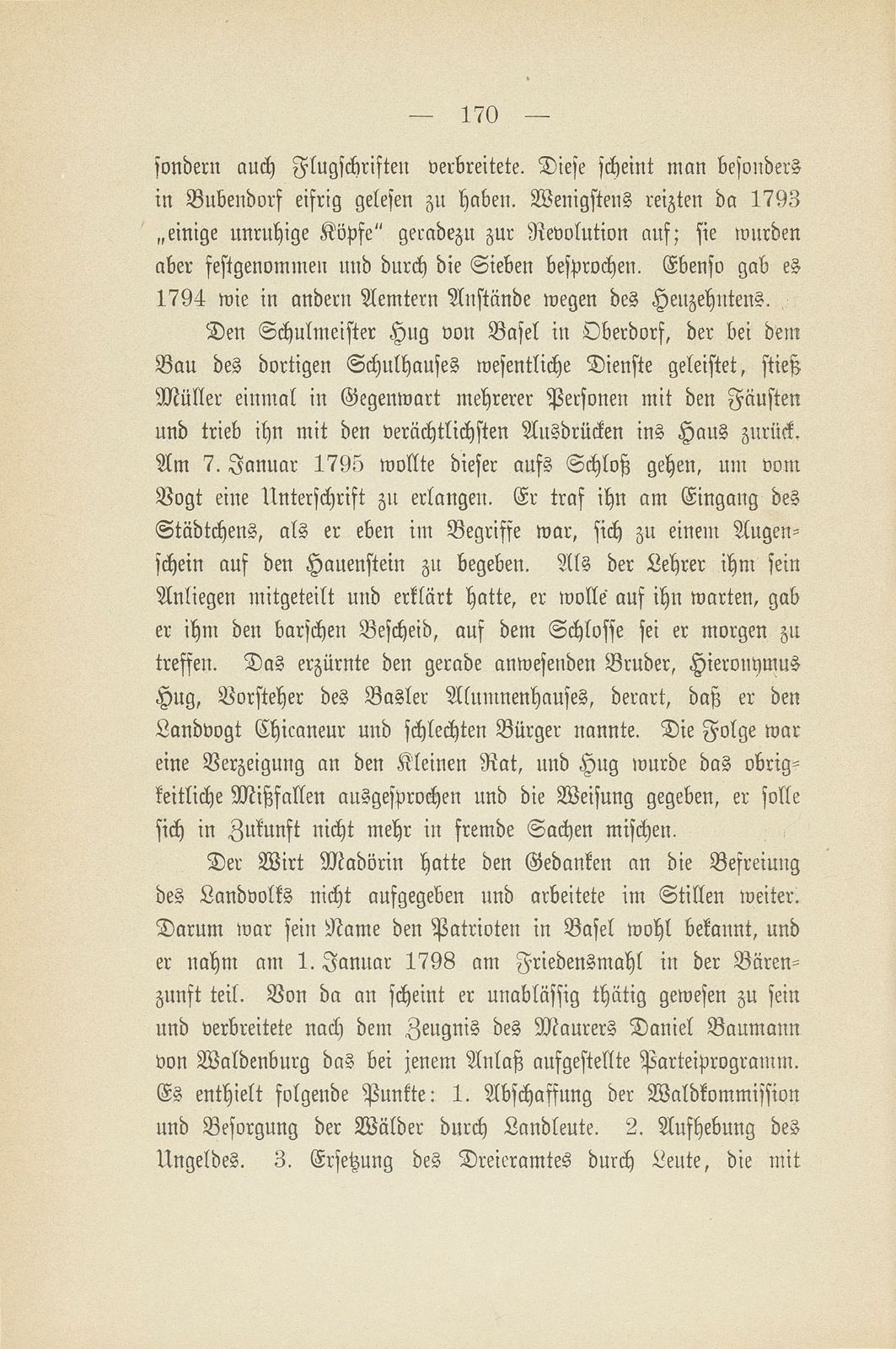 Stadt und Landschaft Basel in der zweiten Hälfte des 18. Jahrhunderts – Seite 43