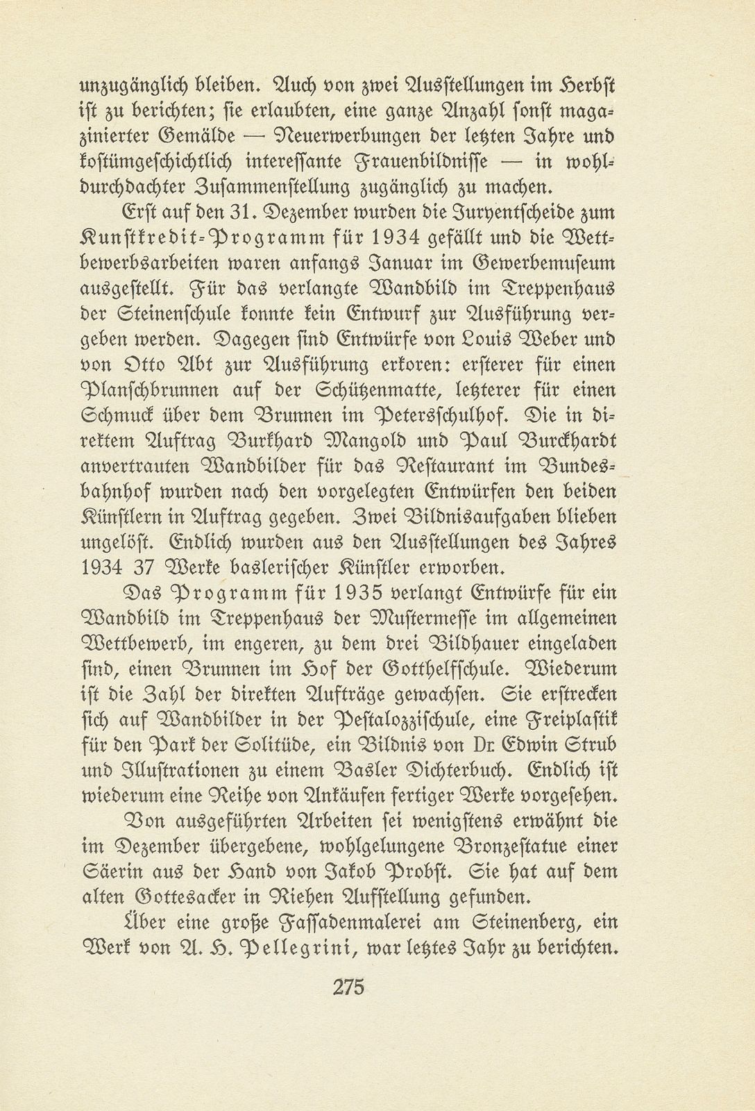 Das künstlerische Leben in Basel vom 1. Oktober 1934 bis 30. September 1935 – Seite 4