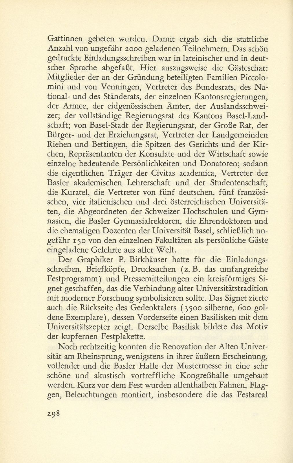 Die Fünfhundertjahrfeier der Universität Basel – Seite 4