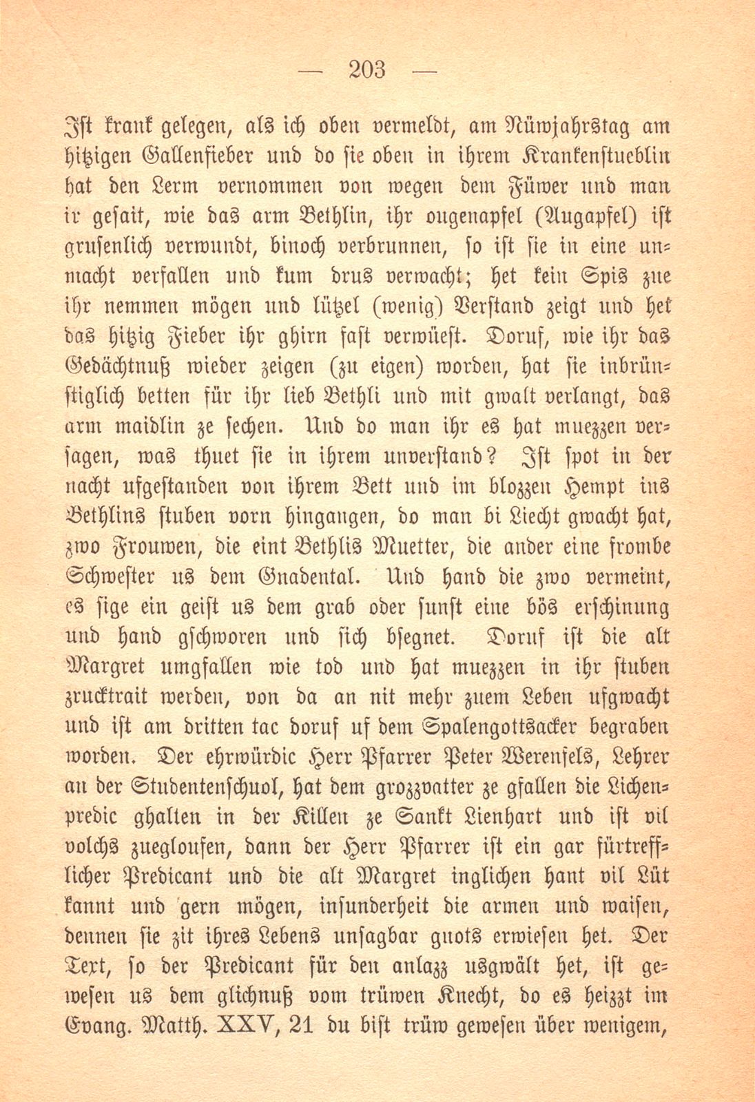 Aus einer Basler Familienchronik des Jahres 1622. (Gütigst mitgeteilt von J. M.) [Als Fälschung bezeichnet.] – Seite 5