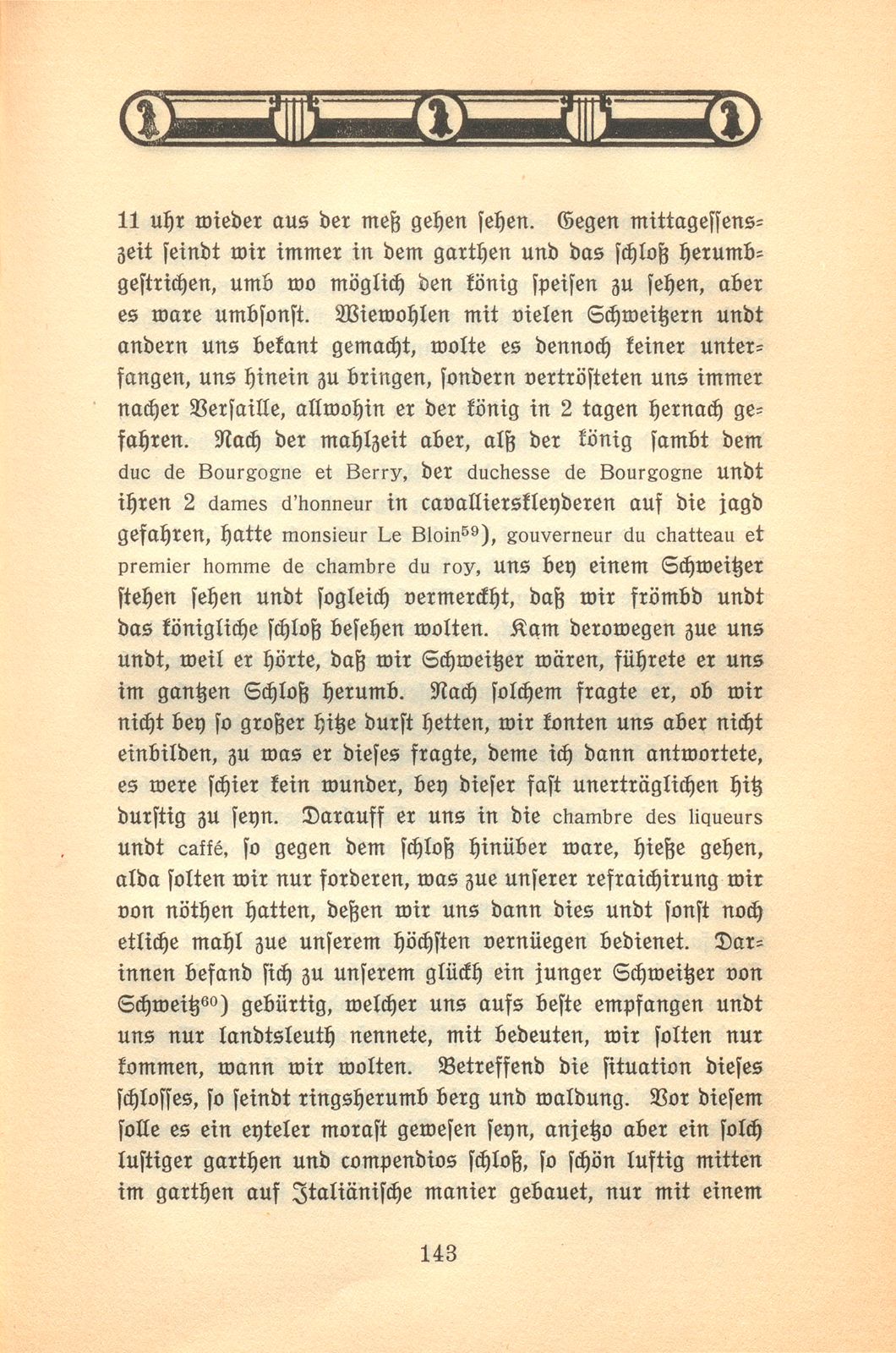 Der Aufenthalt eines Basler Kaufmanns in Paris im Jahre 1701 [Hans Burkhard Respinger] – Seite 25