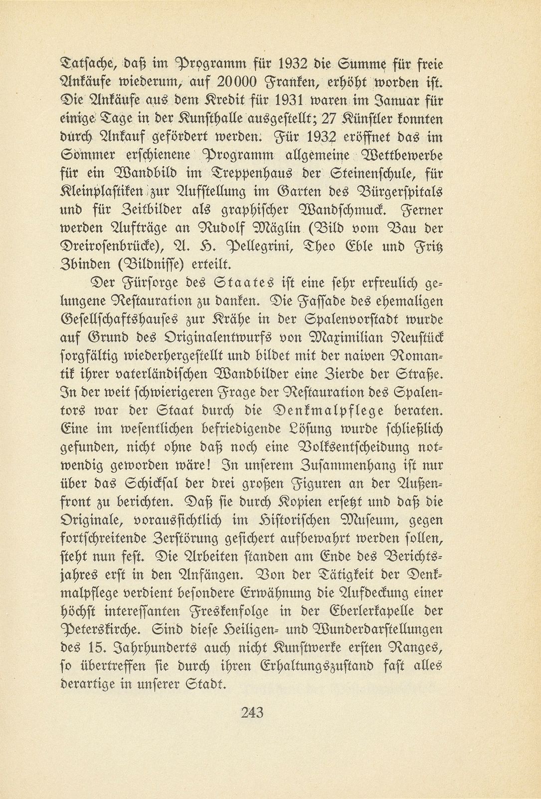 Das künstlerische Leben in Basel vom 1. Oktober 1931 bis 30. September 1932 – Seite 6