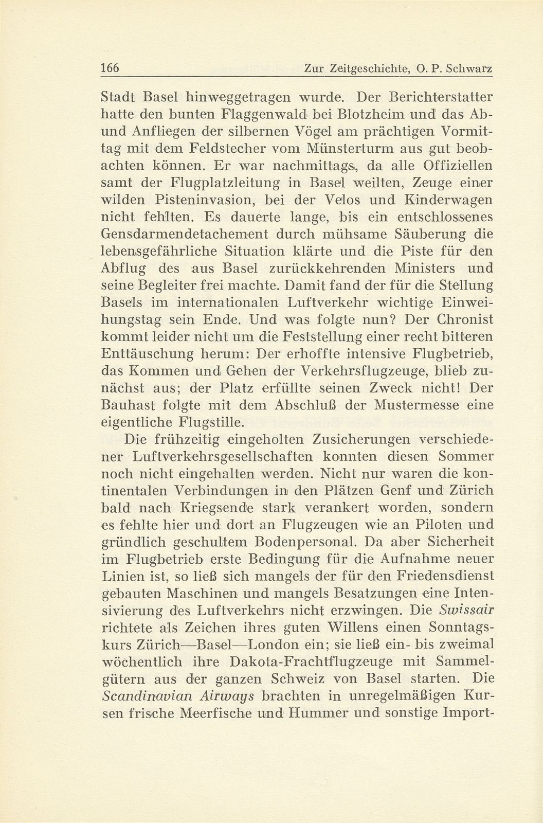 Zur Zeitgeschichte. Vom Sternenfeld zum Flugplatz Basel-Mülhausen – Seite 13