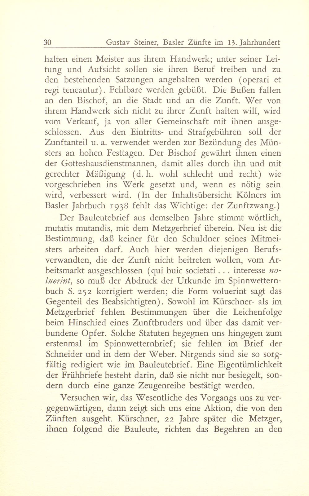 Entstehung und Charakter der Basler Zünfte im 13. Jahrhundert – Seite 14