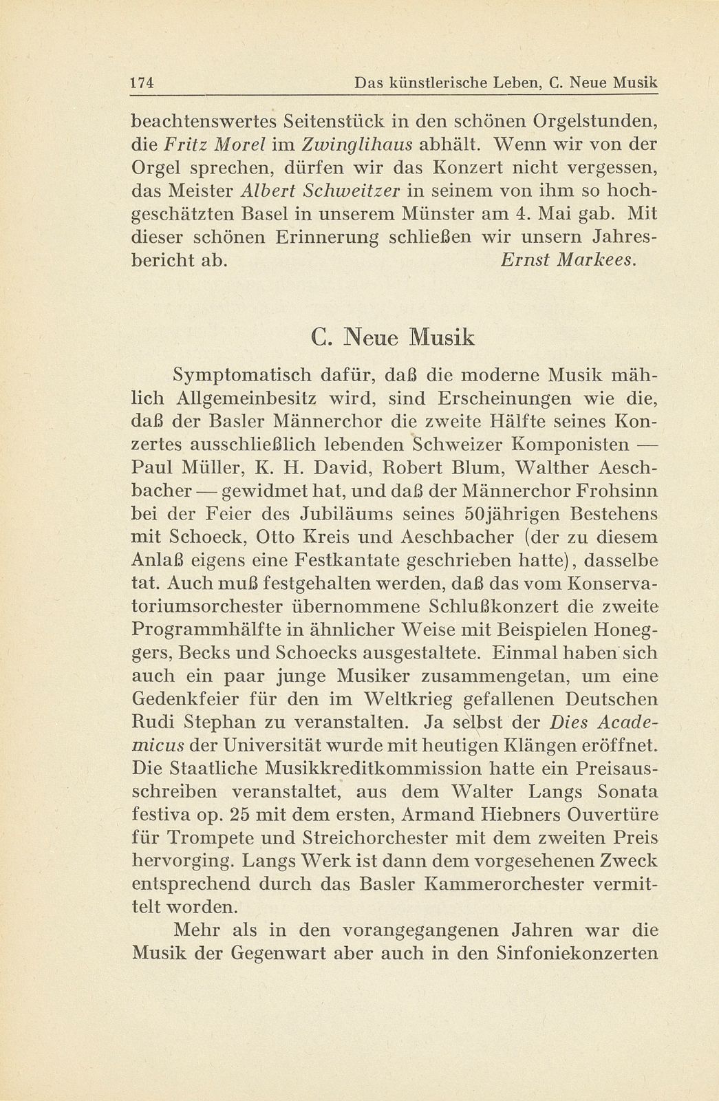 Das künstlerische Leben in Basel vom 1. Oktober 1935 bis 30. September 1936 – Seite 6