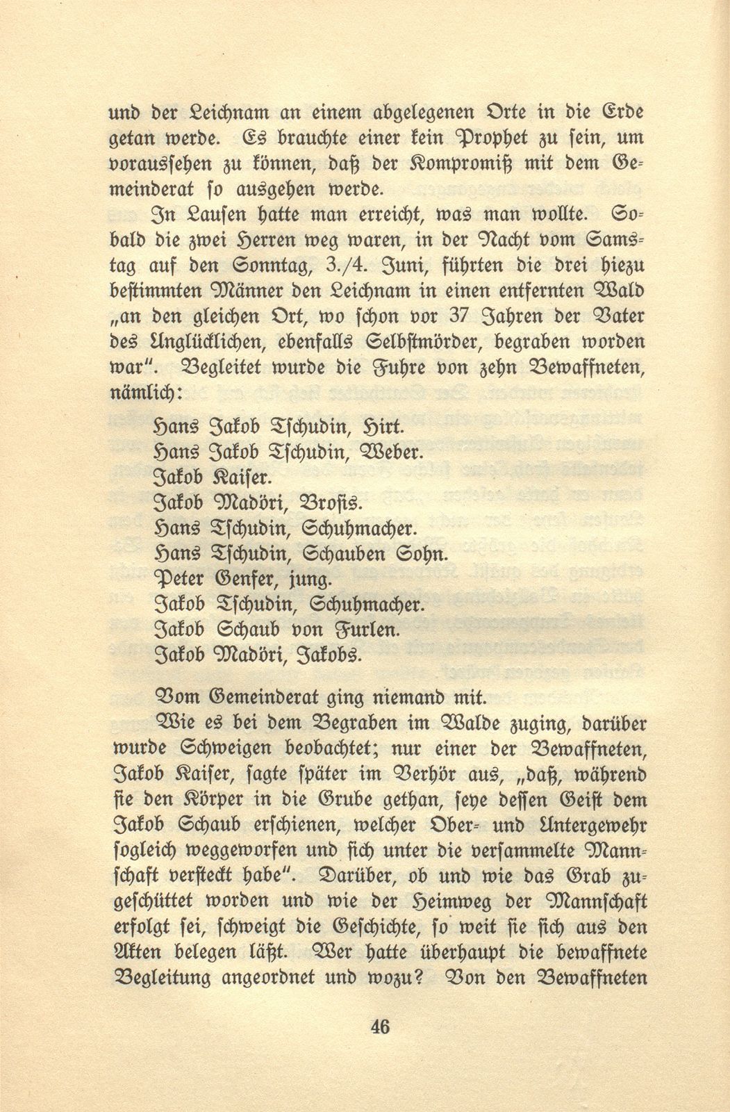 Eine Baselbieter Dorfrevolte im Jahre 1809 – Seite 16