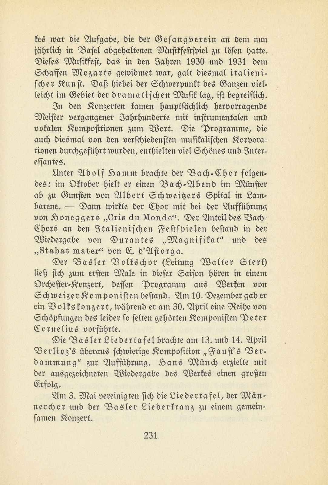 Das künstlerische Leben in Basel vom 1. Oktober 1931 bis 30. September 1932 – Seite 4