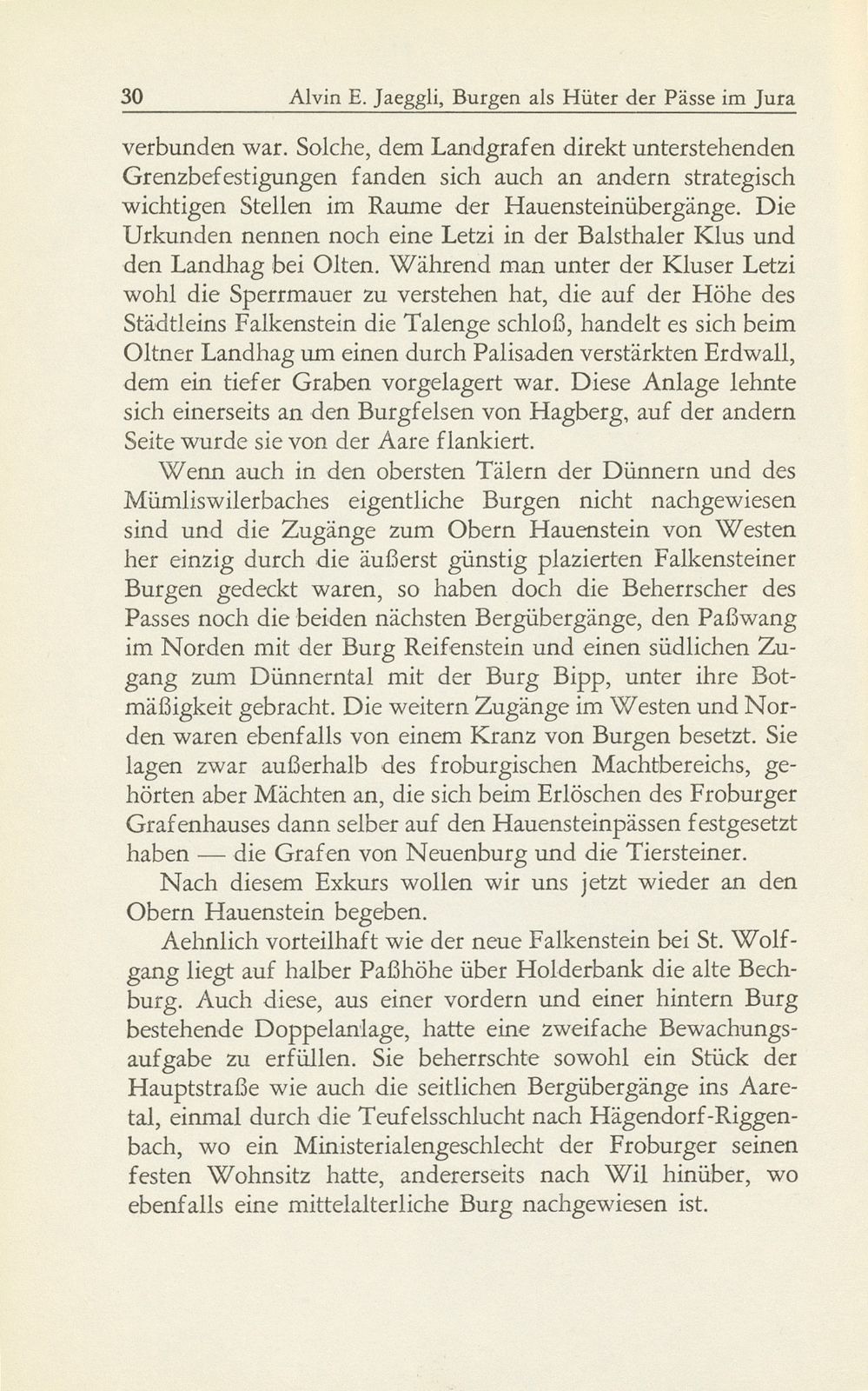 Burgen als Hüter der Pässe im Jura – Seite 4