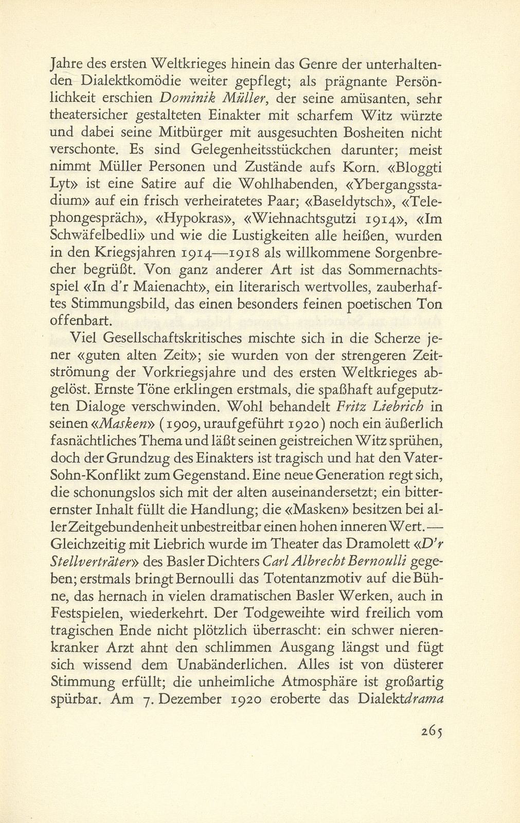 Aus der Blütezeit des Basler Dialekttheaters – Seite 3