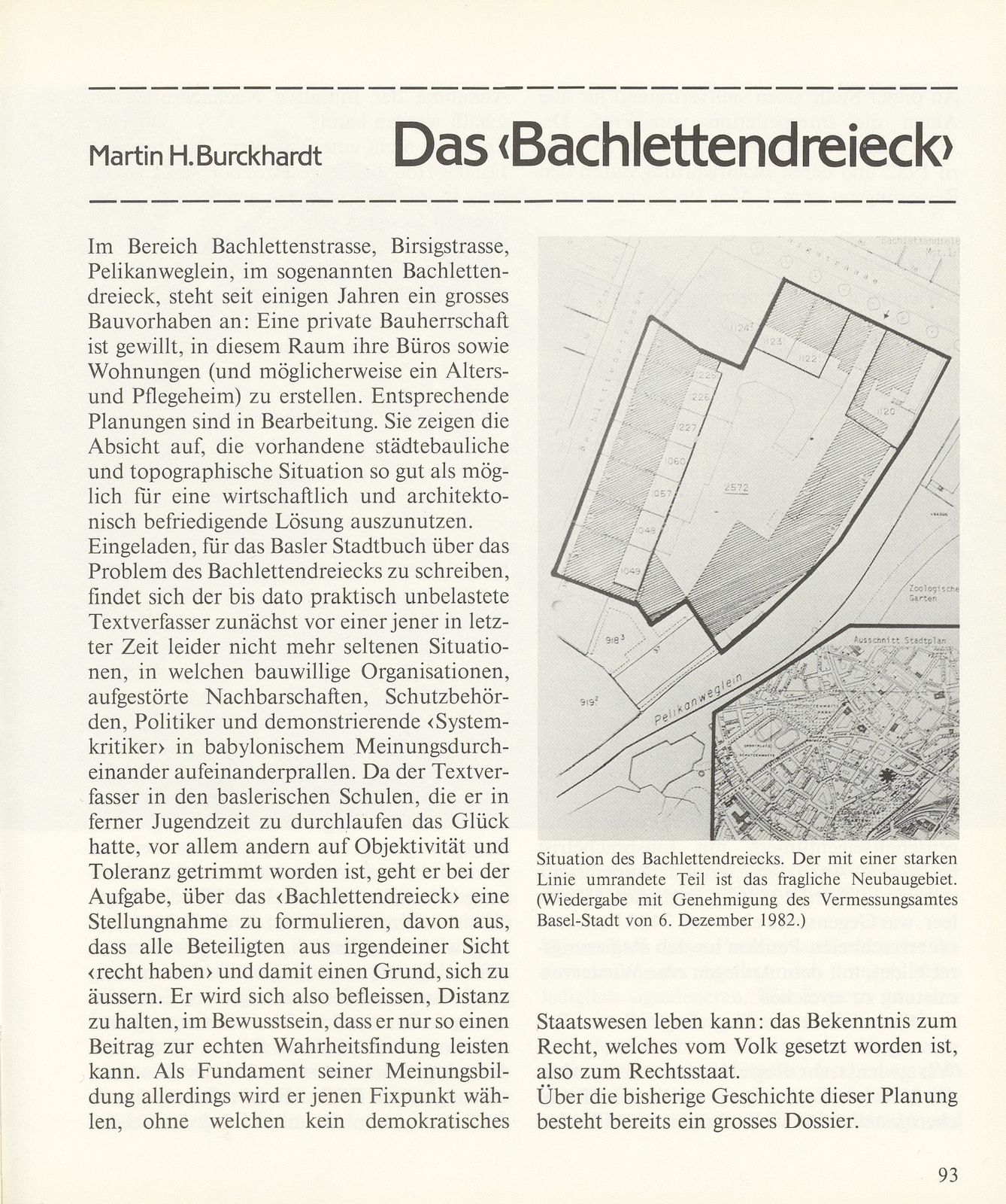 Das ‹Bachlettendreieck› – Seite 1