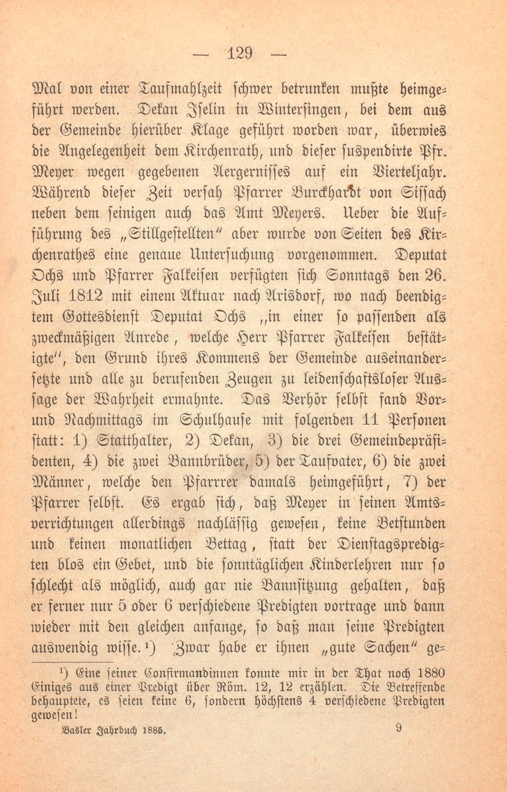 Geschichte der Pfarrei Arisdorf, nach handschriftlichen Quellen dargestellt – Seite 25