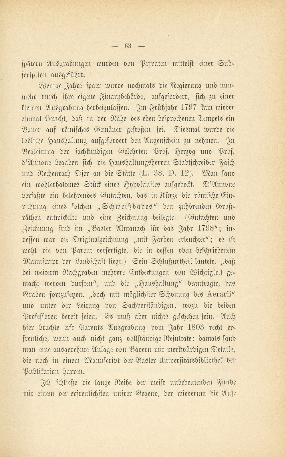 Zerstörung und Erhaltung der römischen Ruinen zu Augst – Seite 28