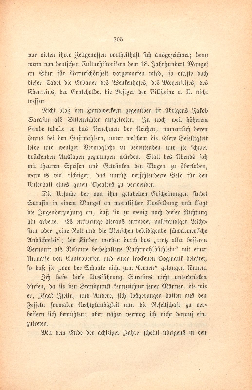 Einiges aus dem Leben zu Basel während des achtzehnten Jahrhunderts – Seite 36