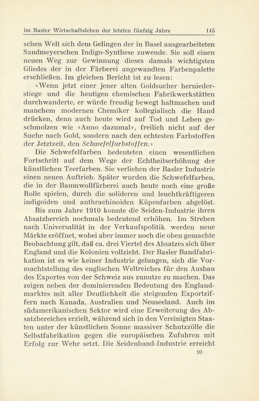 Seidenband, Schappe und Farbstoffe im Basler Wirtschaftsleben der letzten fünfzig Jahre – Seite 4