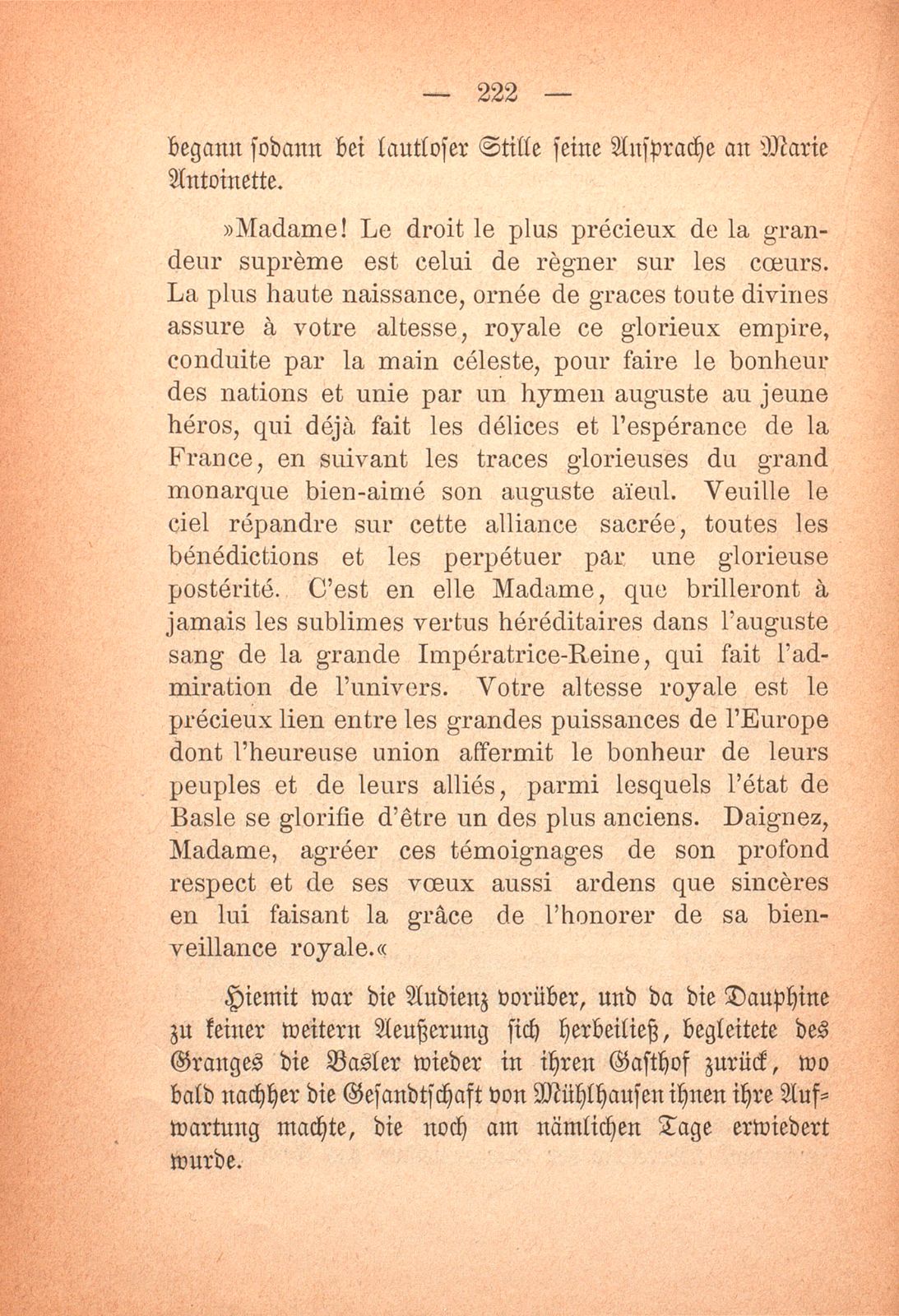 Eine Basler Gesandtschaft des vorigen Jahrhunderts – Seite 12