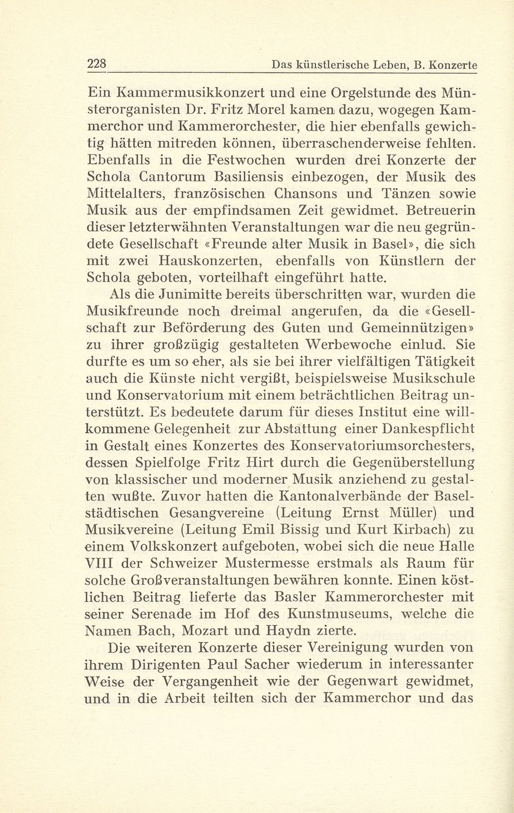 Das künstlerische Leben in Basel vom 1. Oktober 1942 bis 30. September 1943 – Seite 2