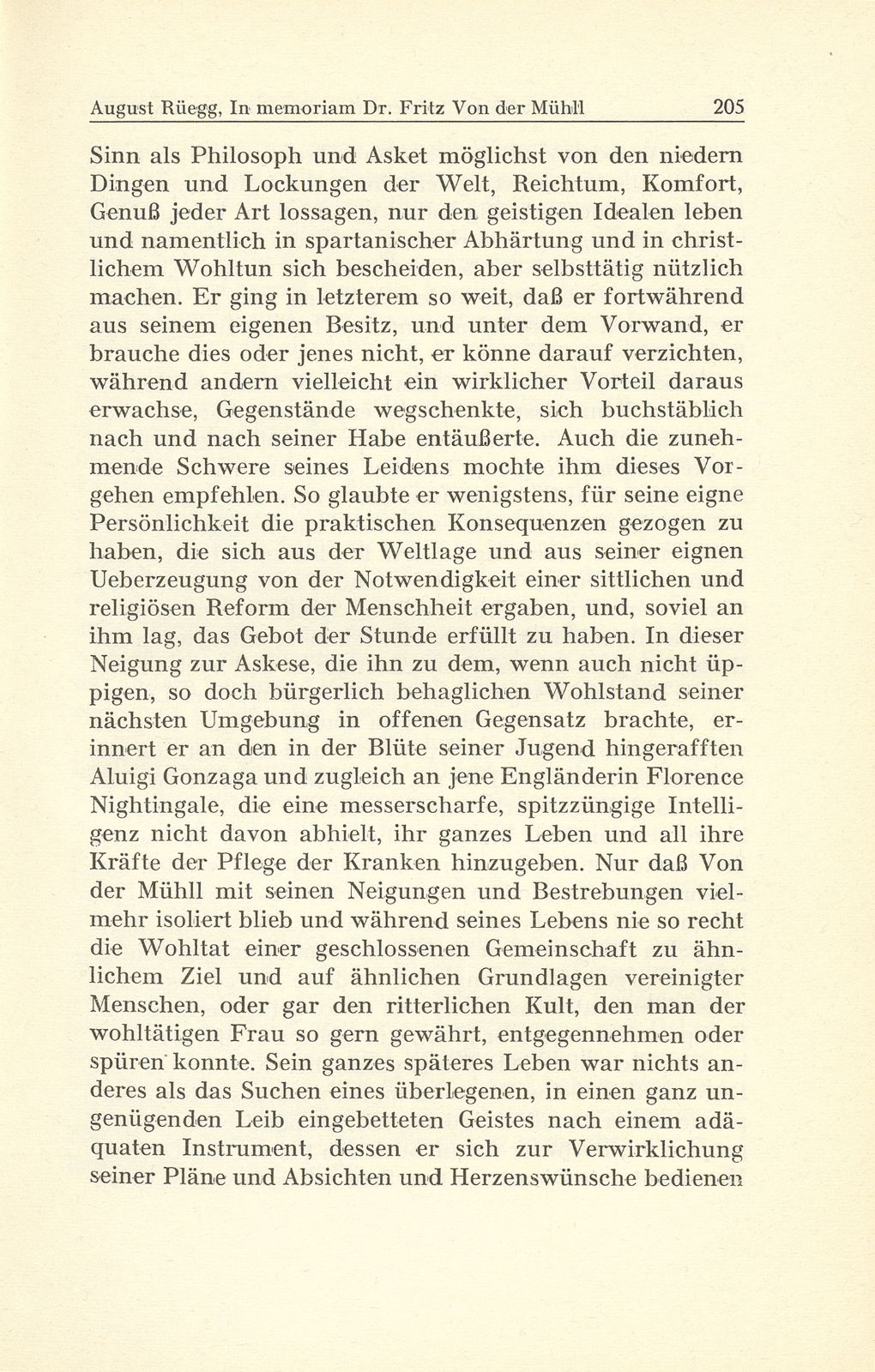 In memoriam Dr. Fritz Von der Mühll † 15. Mai 1942 – Seite 5