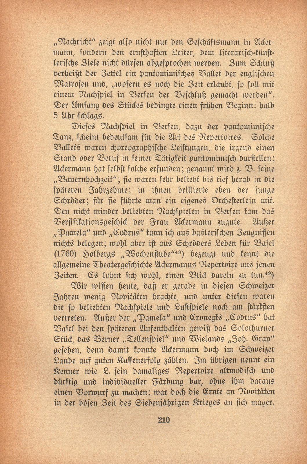 Basels Komödienwesen im 18. Jahrhundert – Seite 34