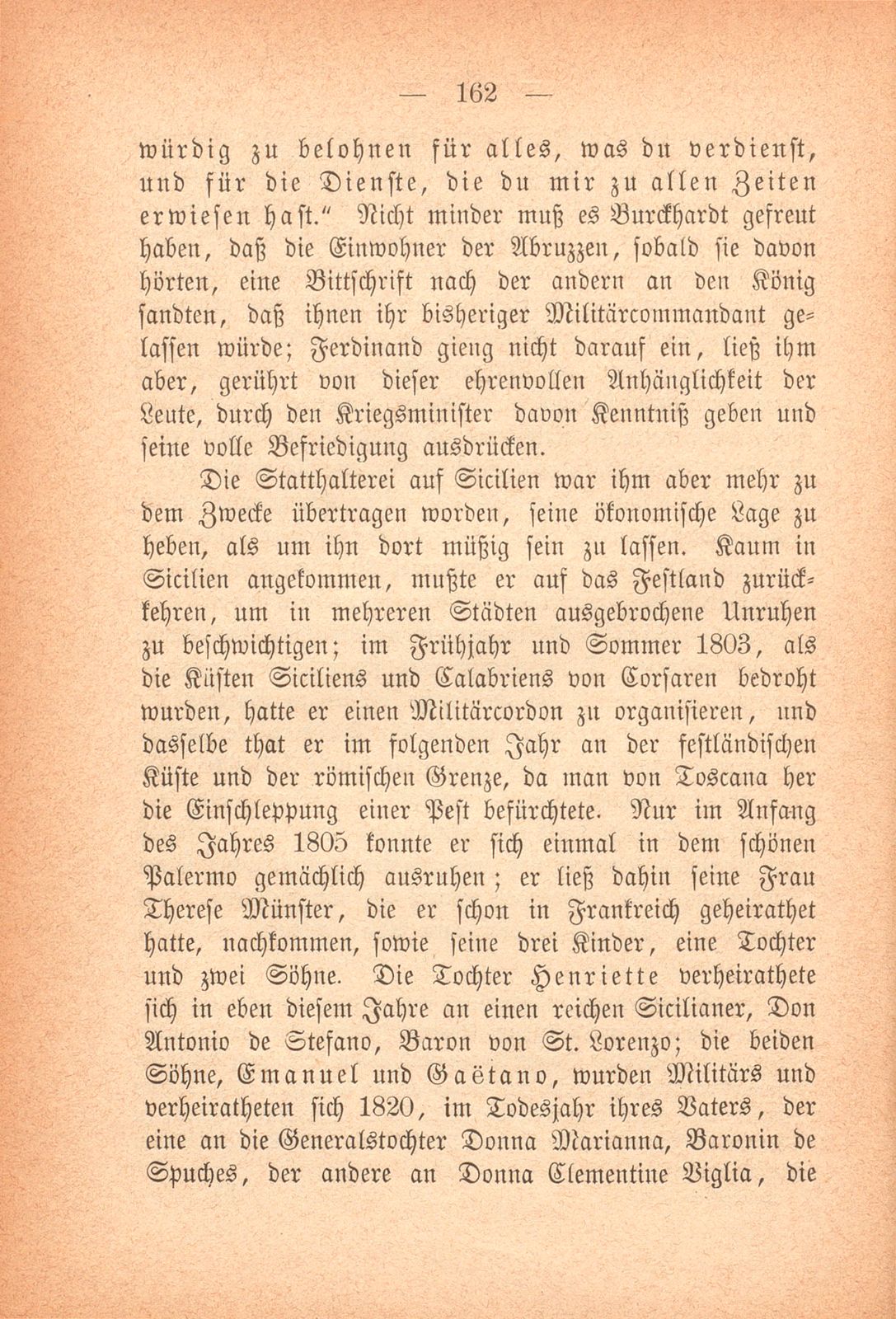 Don Emanuel Burckhardt, Generalcapitain des Königreiches beider Sizilien – Seite 52