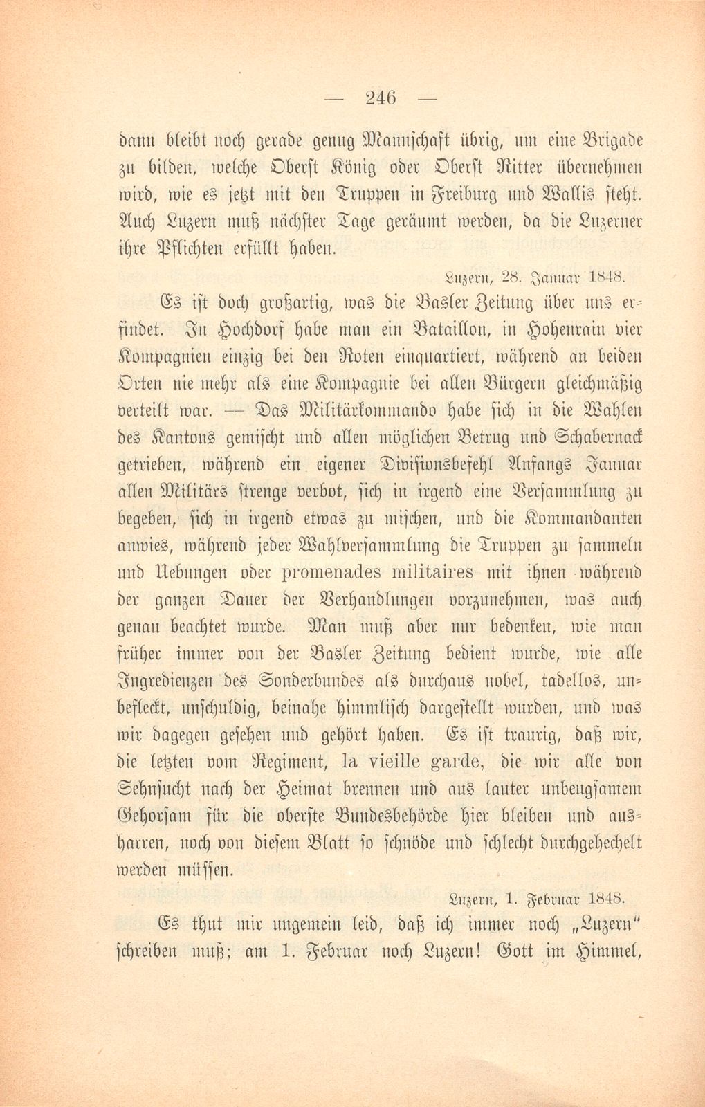 Briefe aus dem Sonderbundsfeldzug – Seite 17