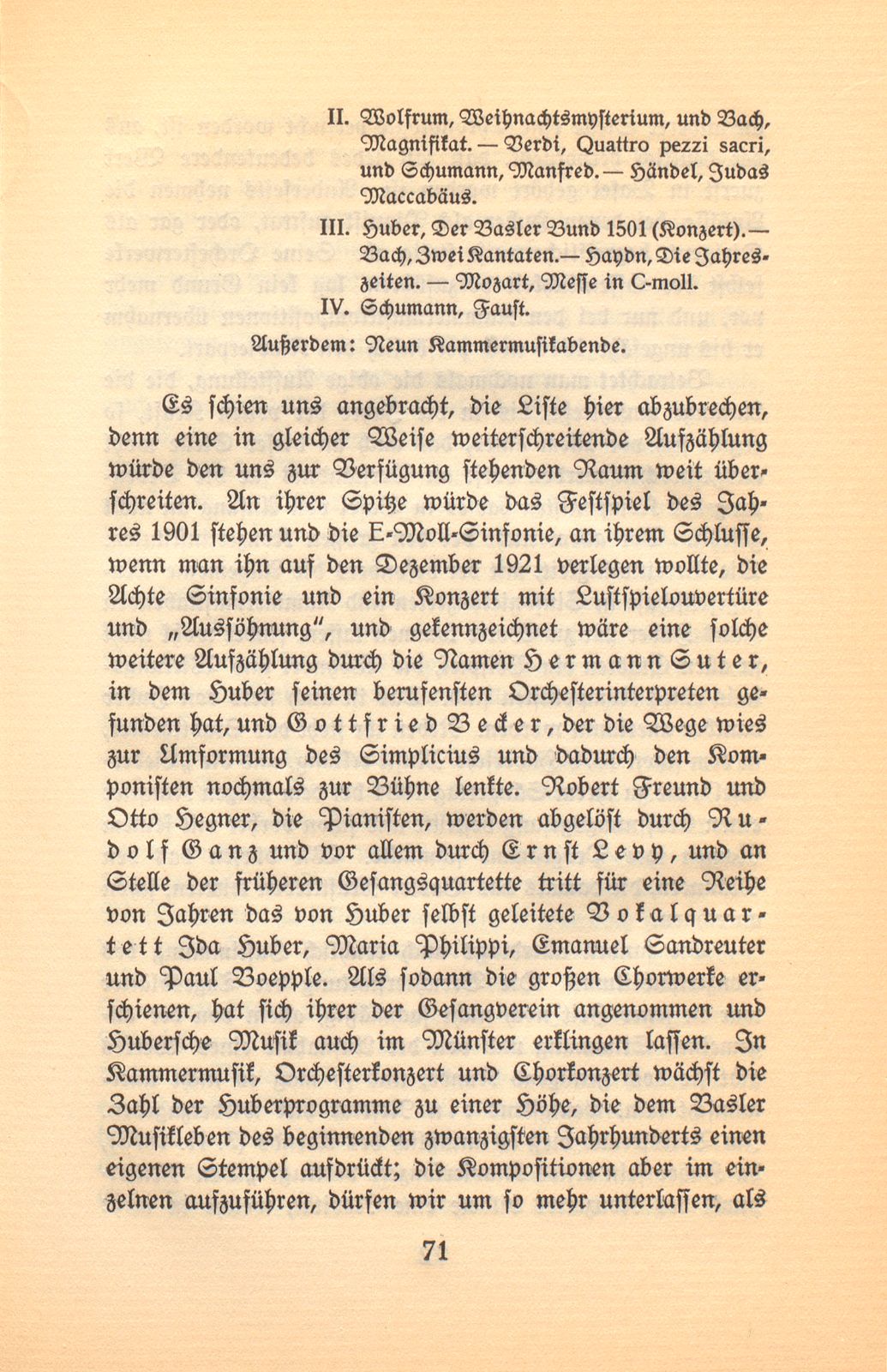 Die Bedeutung Hans Hubers für das Basler Musikleben – Seite 21