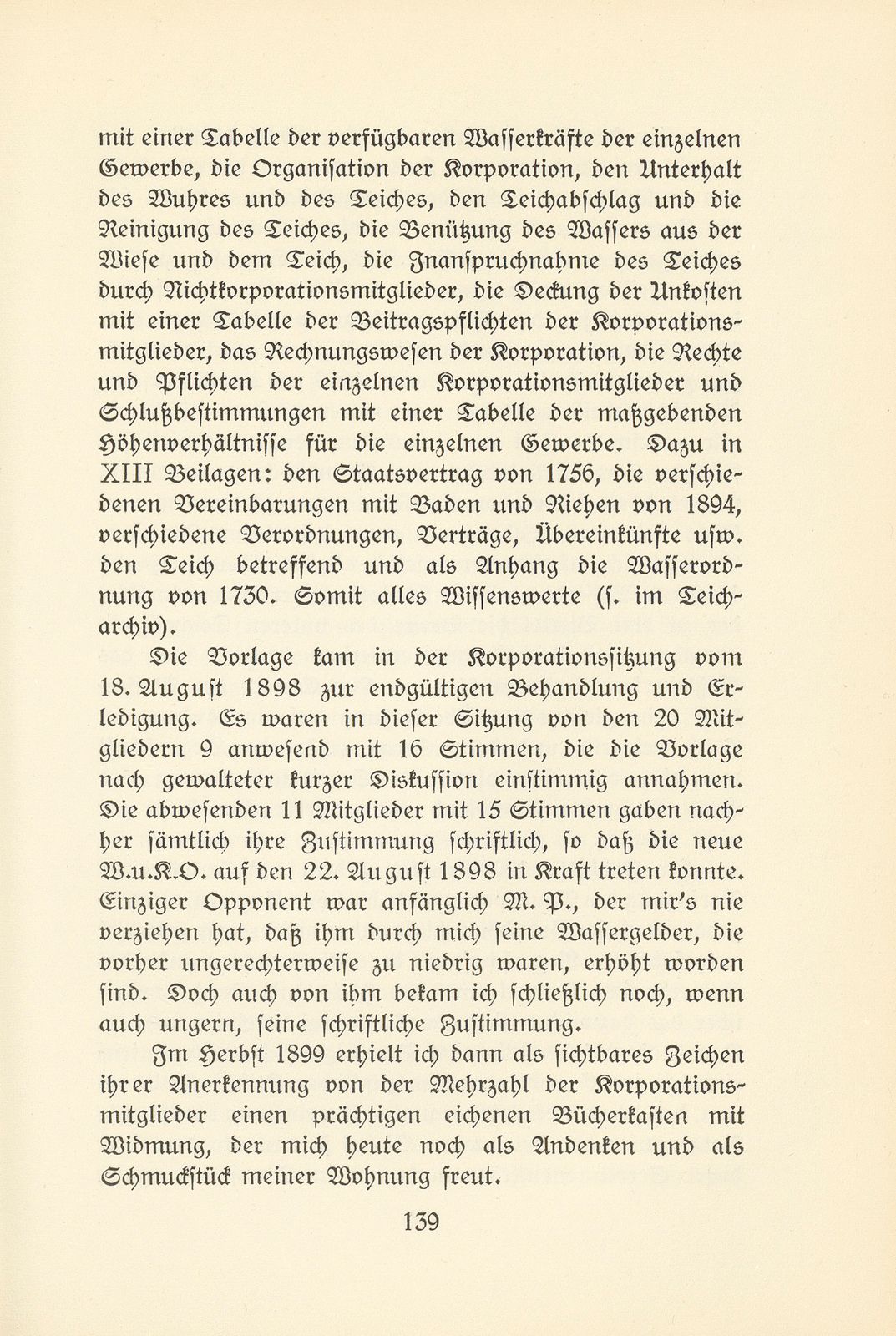 Memoiren des letzten Wassermeisters der Kleinbasler Teichkorporation – Seite 29