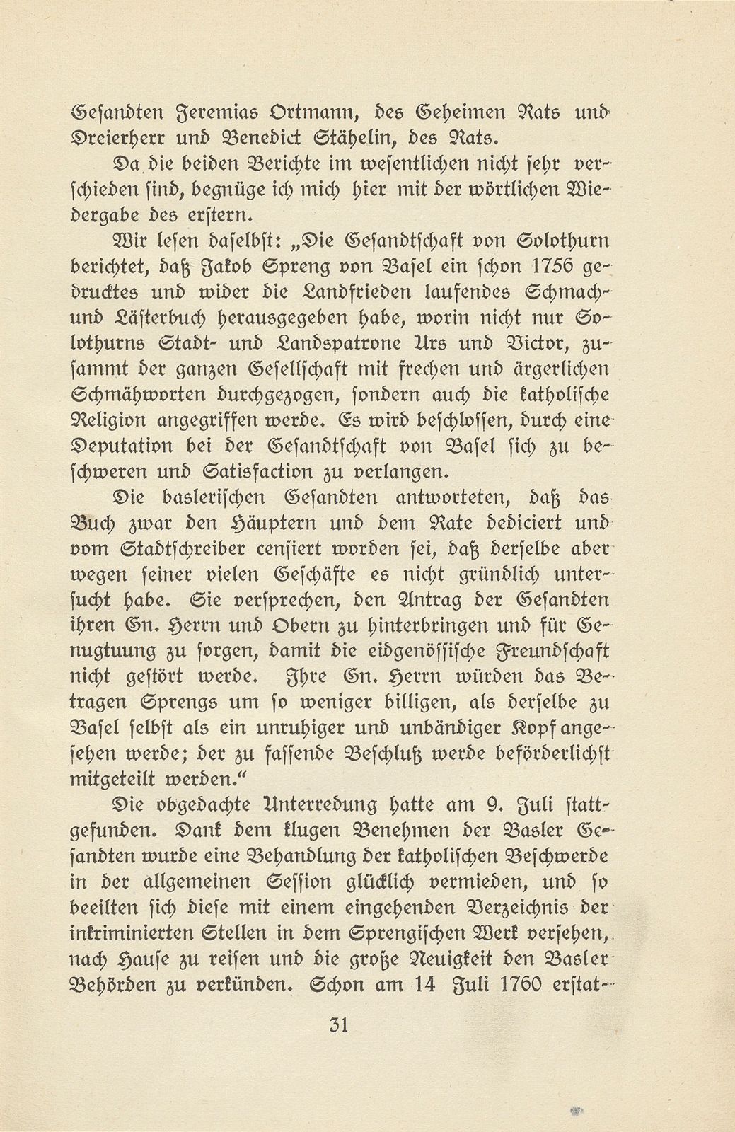 Das Sprengische Geschäft, ein Religionshandel im alten Basel – Seite 7